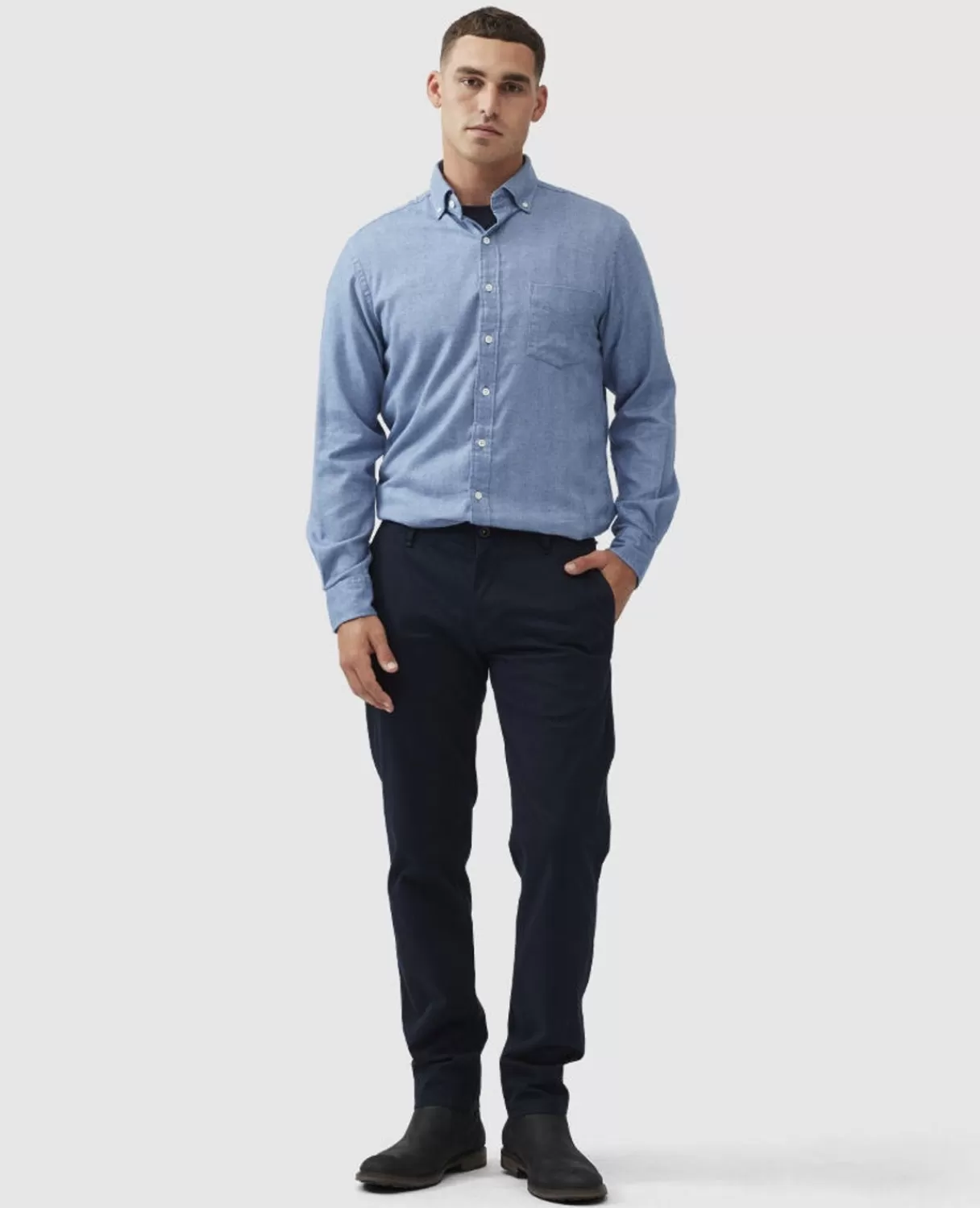 Flash Sale Rodd & Gunn Barrhill Sports Fit Shirt Chambray