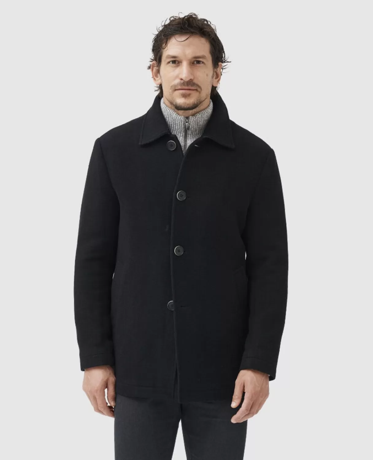 Discount Rodd & Gunn Berkely Coat Pitch