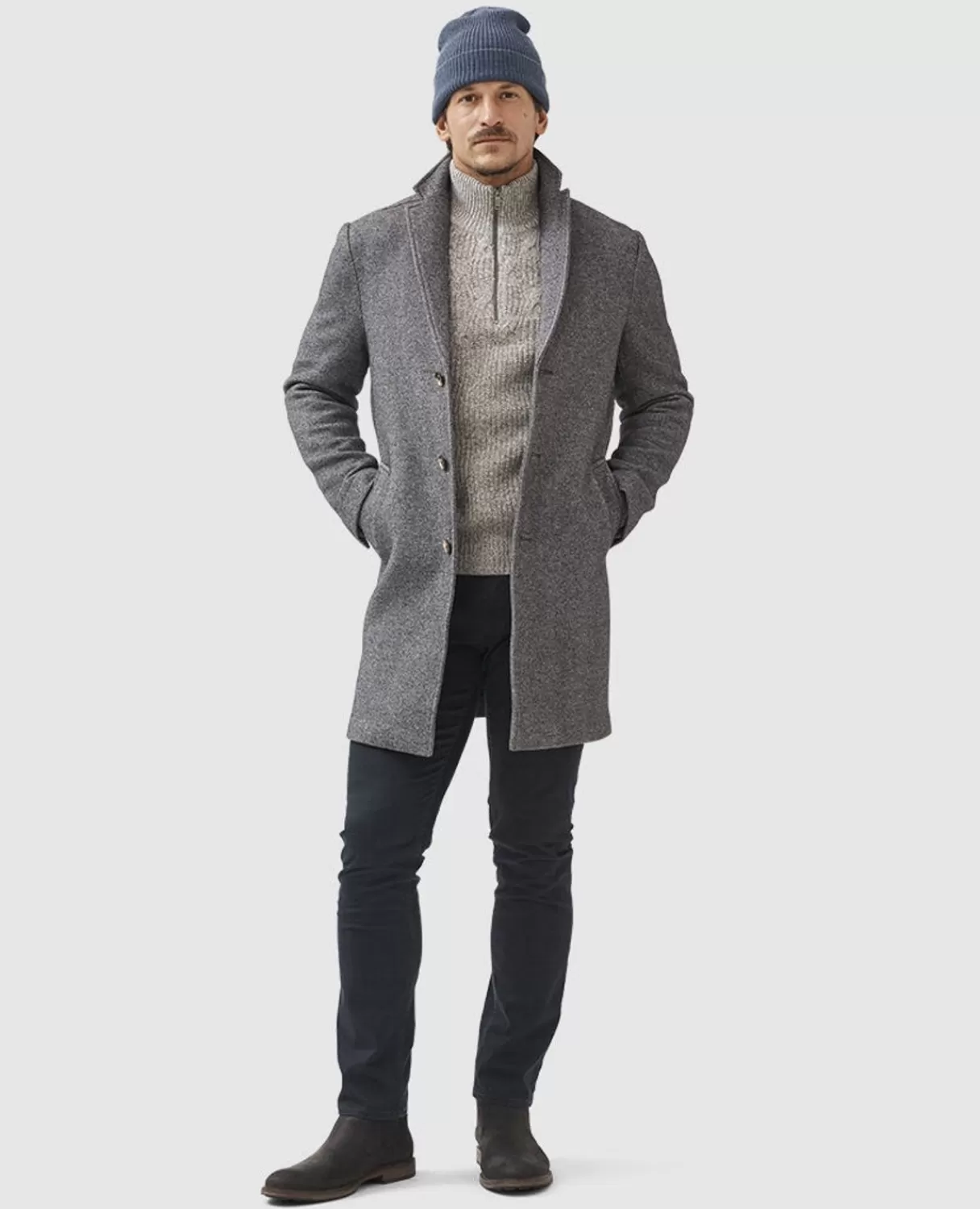 Clearance Rodd & Gunn Calton Hill Coat Ash