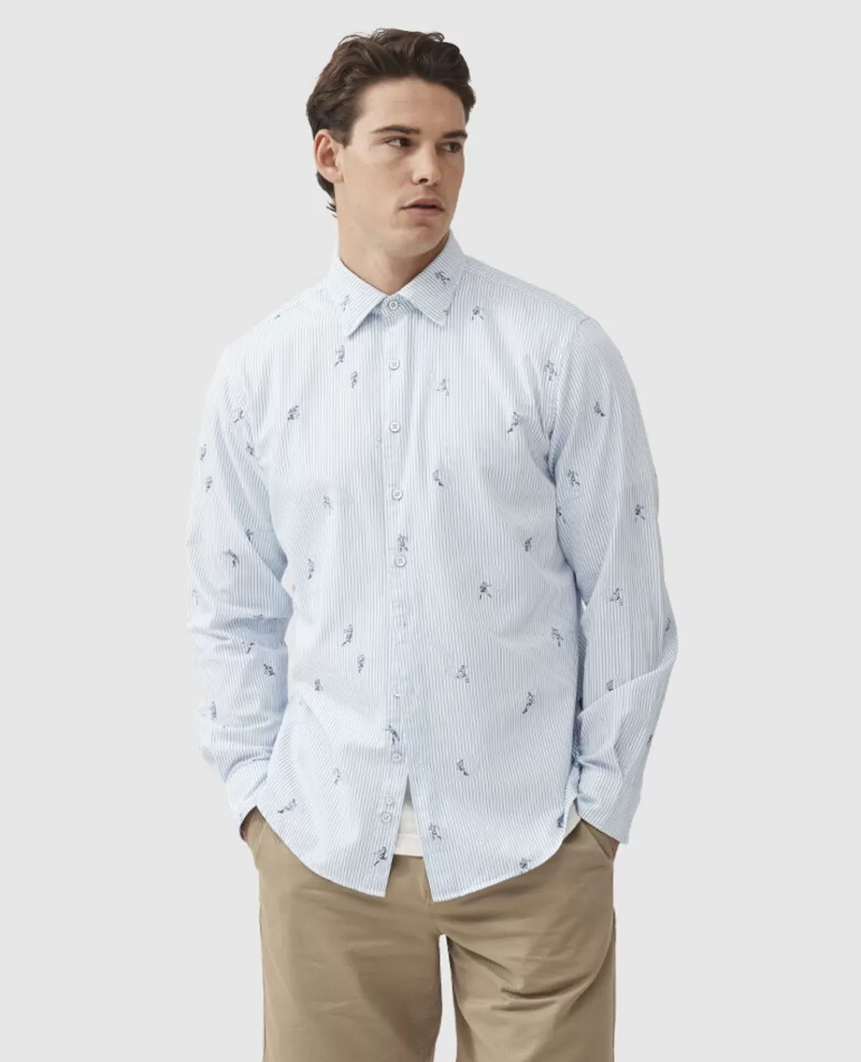 Clearance Rodd & Gunn Churchill Park Shirt Powder