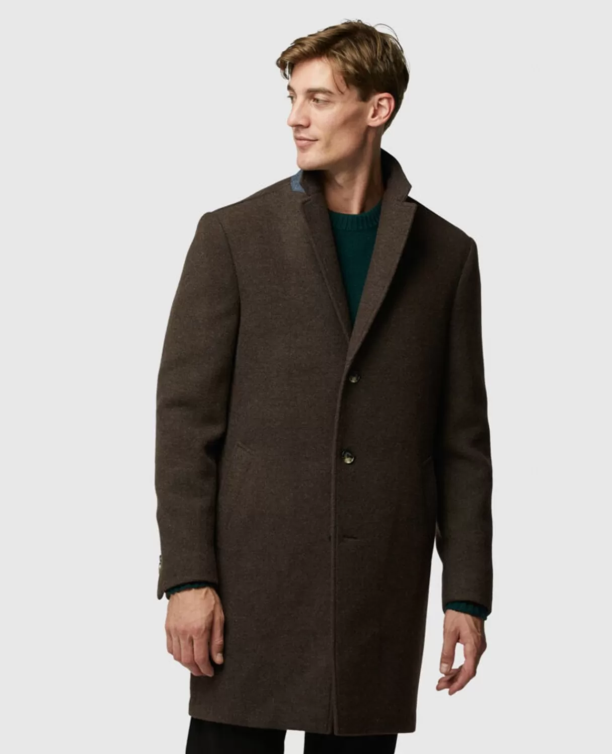 Hot Rodd & Gunn Clarendon Coat Walnut