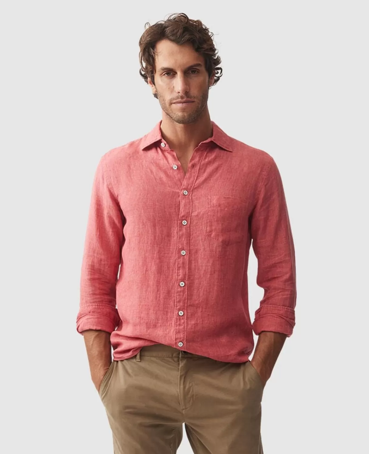 Fashion Rodd & Gunn Coromandel Sports Fit Shirt Redwood