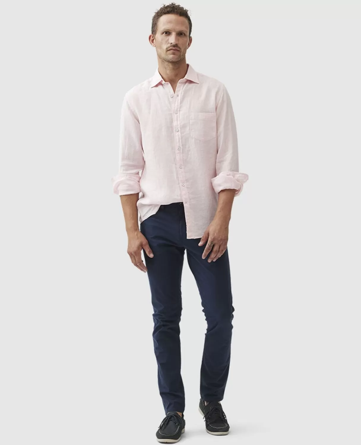 Fashion Rodd & Gunn Coromandel Sports Fit Shirt Rosewater