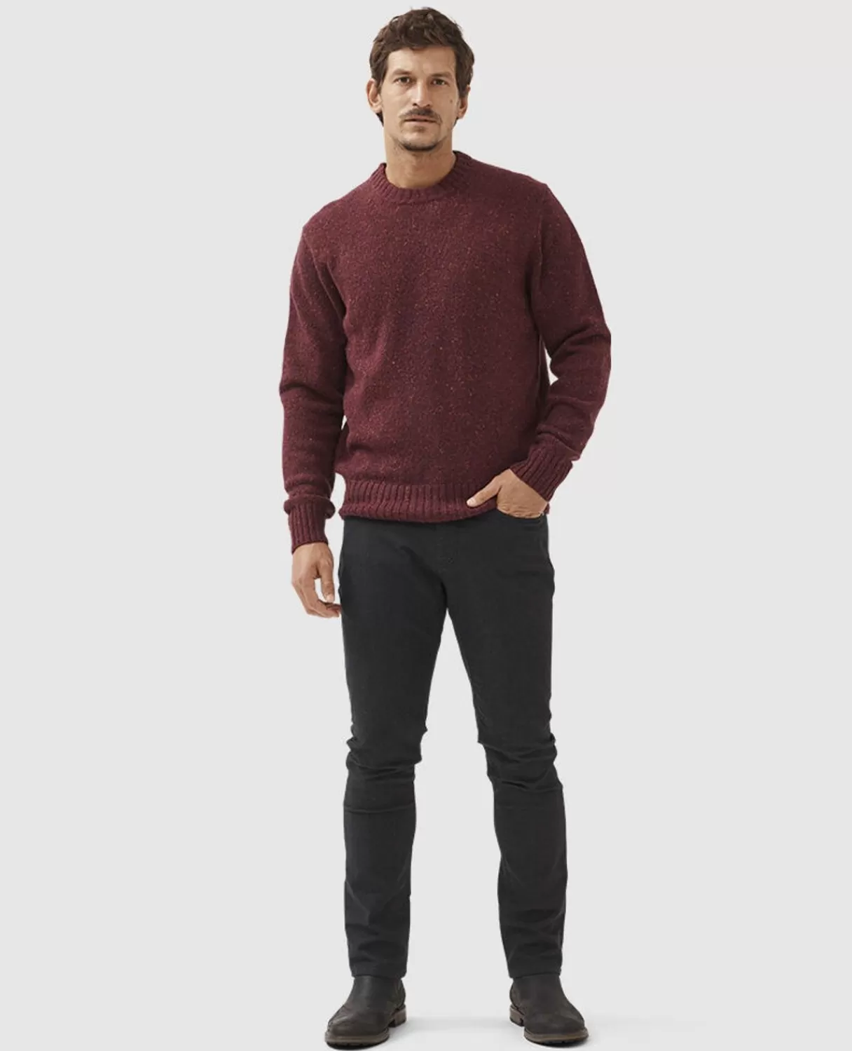 Hot Rodd & Gunn Cox Road Knit Garnet