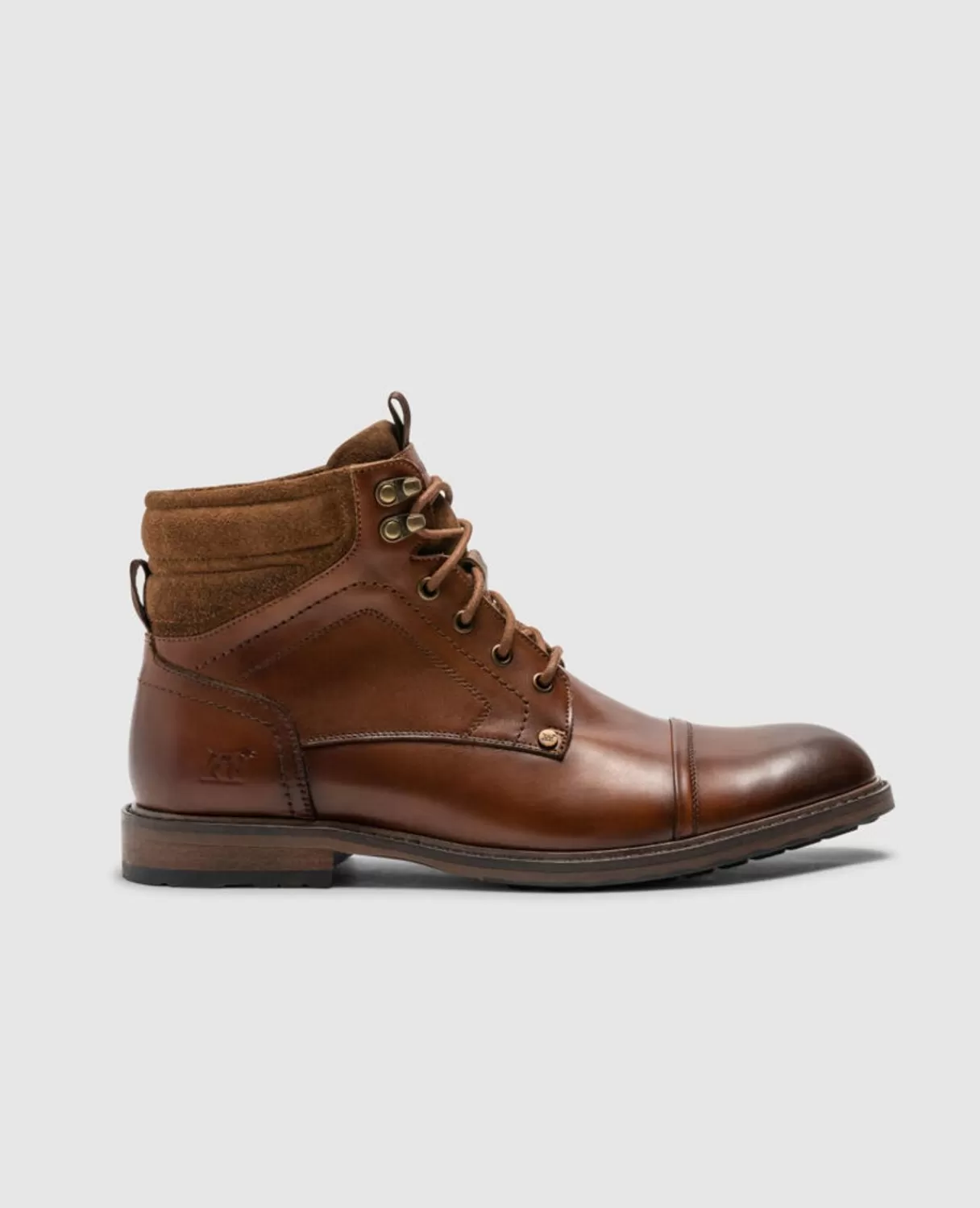 New Rodd & Gunn Dunedin Military Boot Tan Burnish