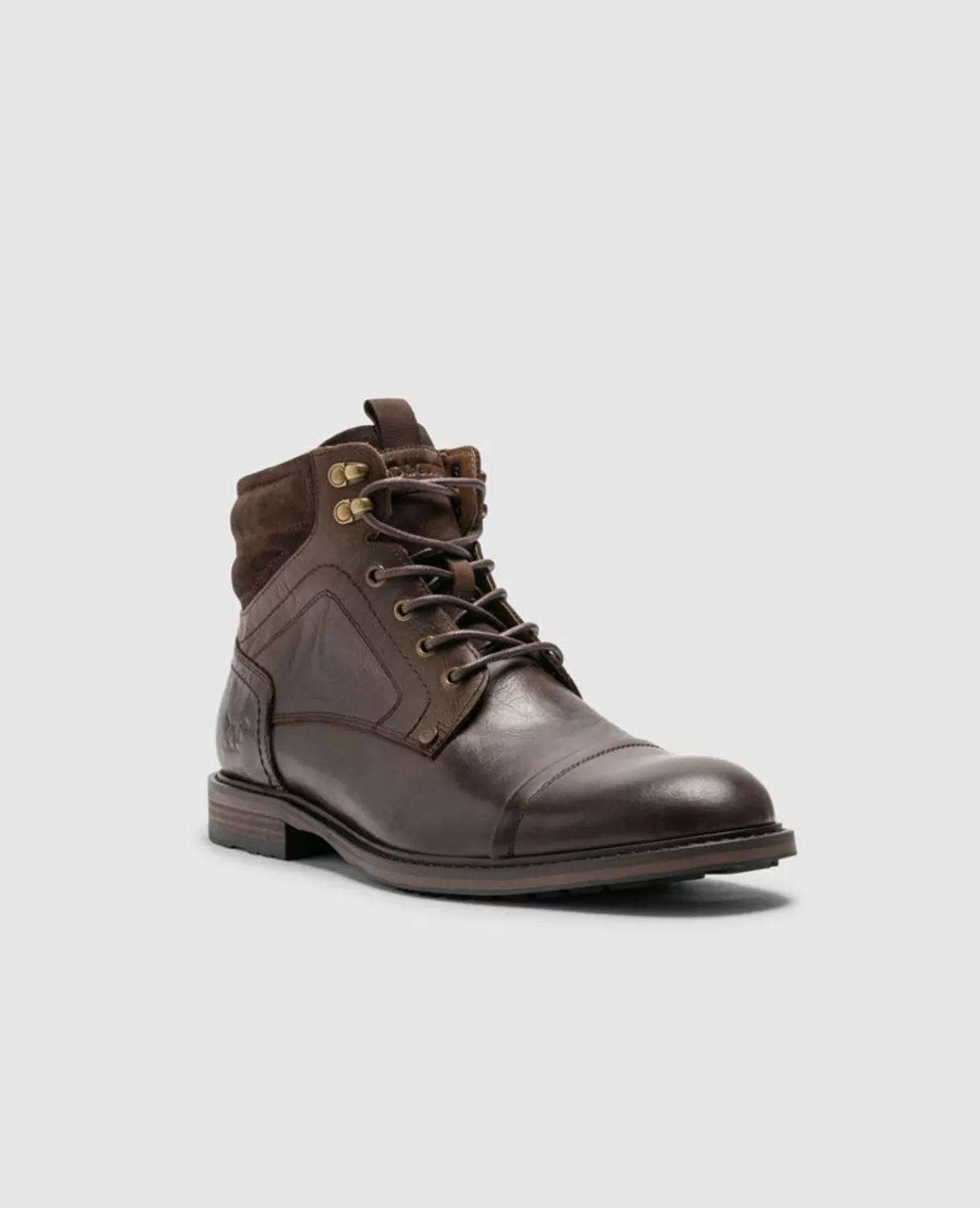 Sale Rodd & Gunn Dunedin Military Boot Chocolate Wash