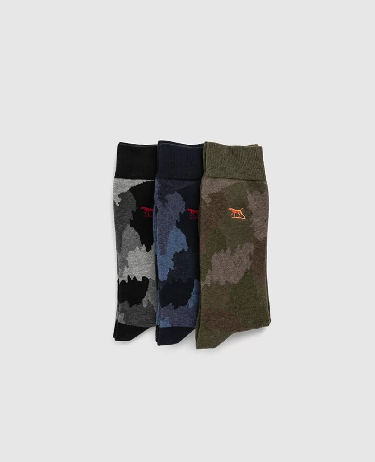 Store Rodd & Gunn Duntroon Camouflage Three Pack Socks Assorted