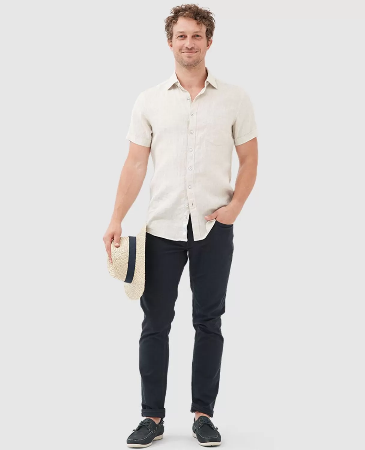 Outlet Rodd & Gunn Ellerslie Sports Fit Shirt Sand