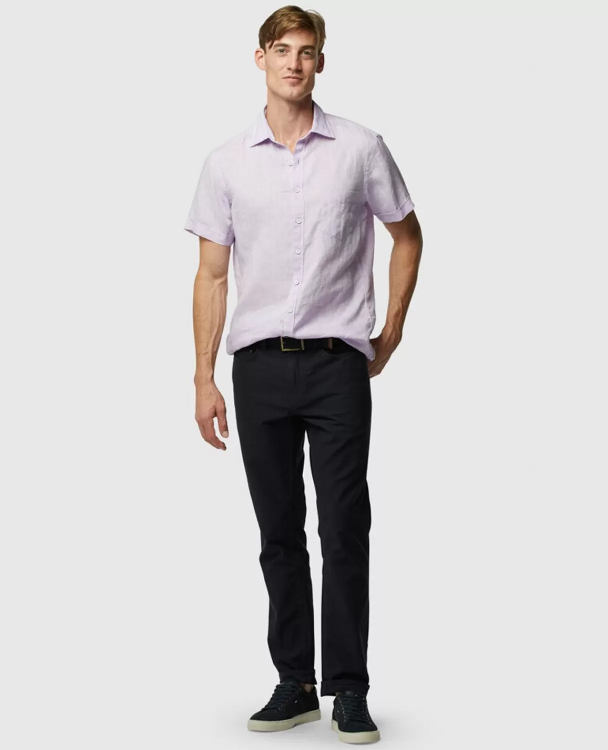 Sale Rodd & Gunn Ellerslie Sports Fit Shirt Lilac