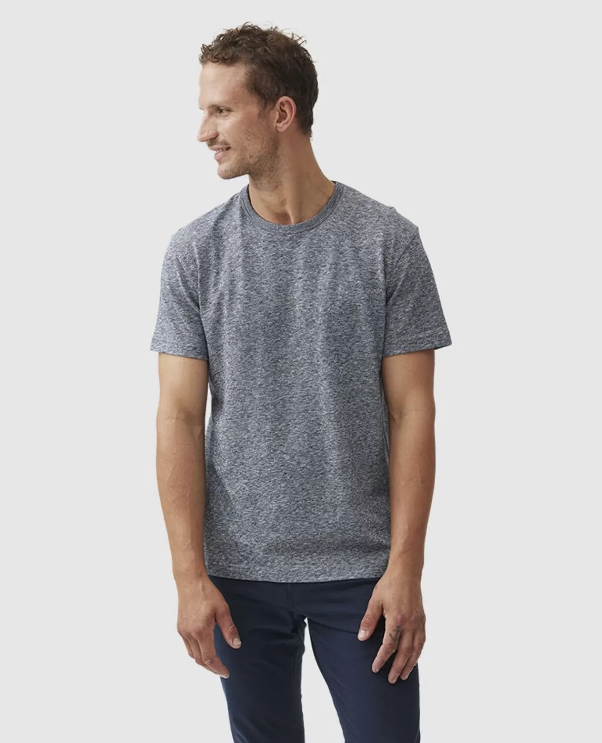 Outlet Rodd & Gunn Fairfield Sports Fit T-Shirt Denim