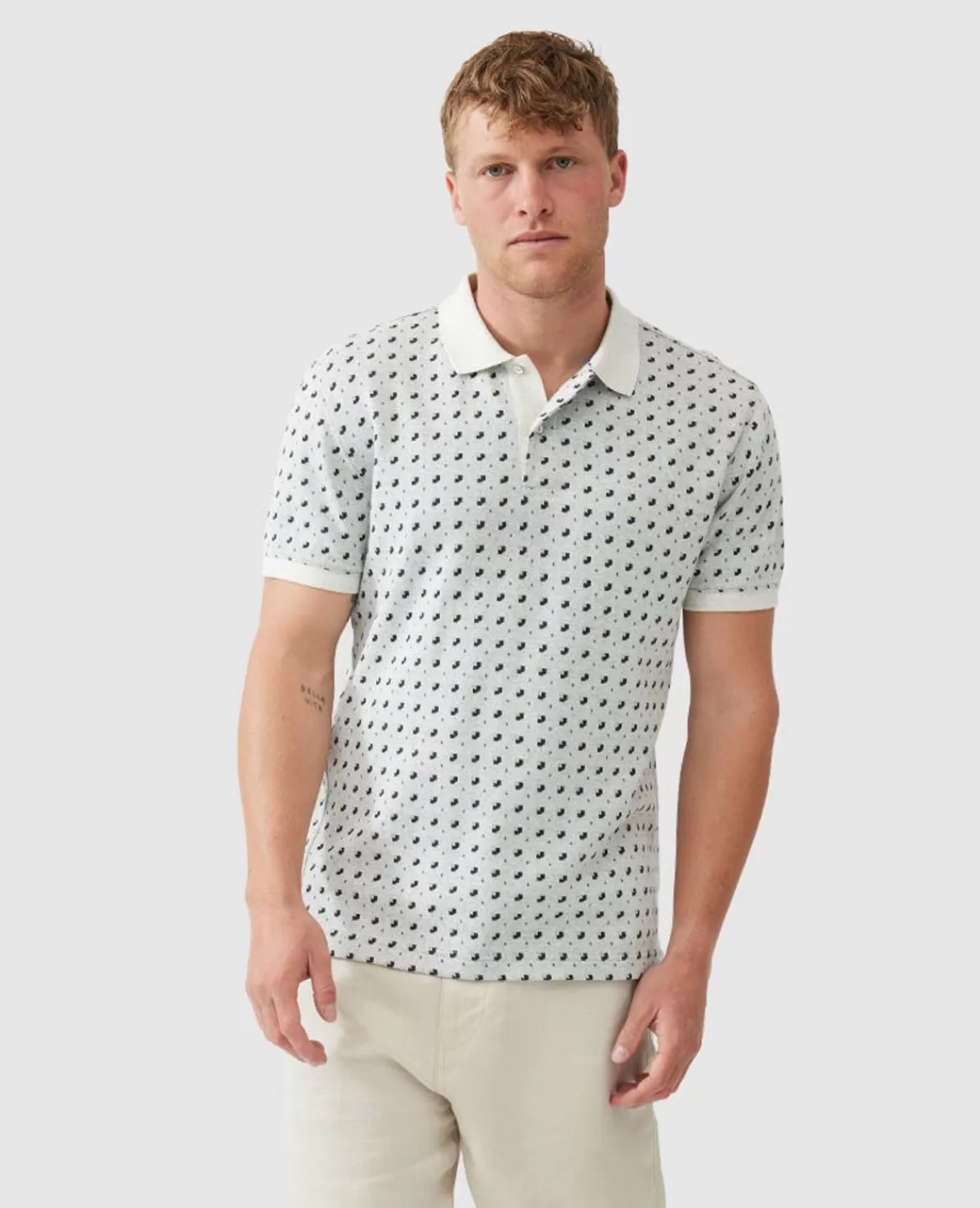 Sale Rodd & Gunn Five Roads Sports Fit Polo Snow