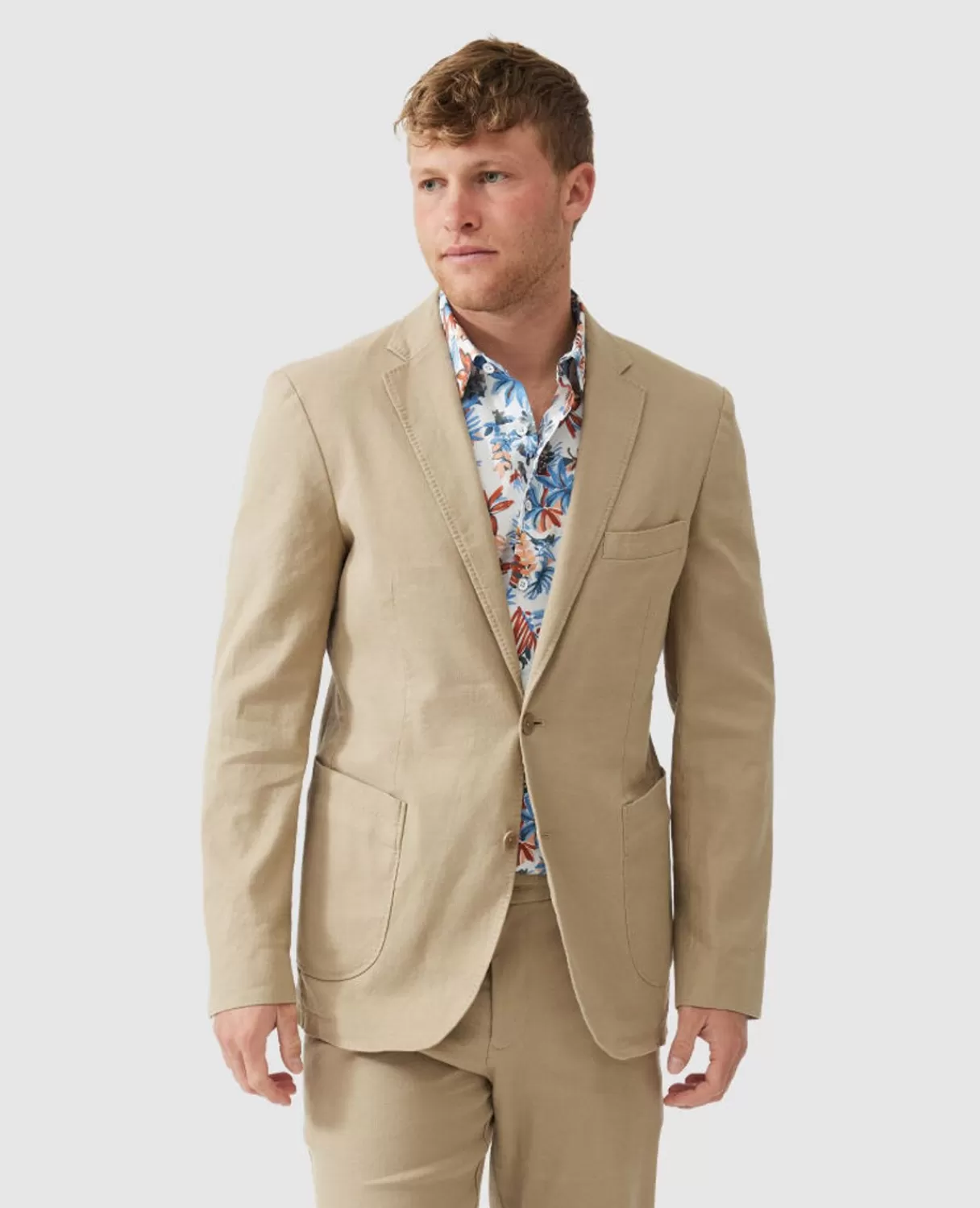 Online Rodd & Gunn Golden Court Sports Fit Jacket Khaki