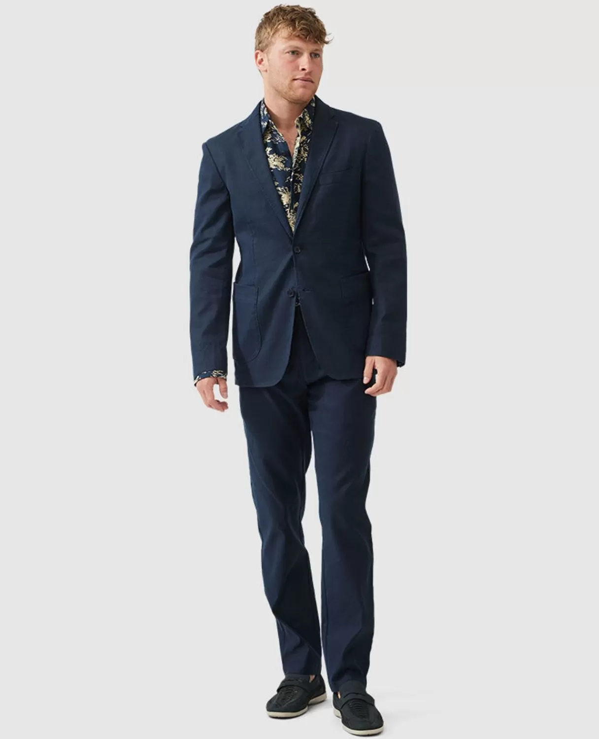 Shop Rodd & Gunn Golden Court Sports Fit Jacket Indigo