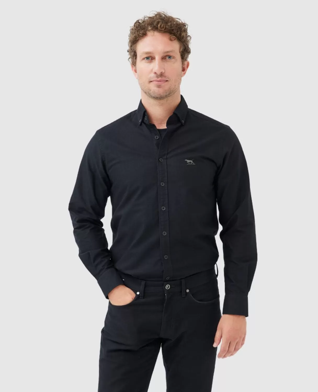 Outlet Rodd & Gunn Gunn Oxford Pd Sports Fit Shirt Onyx