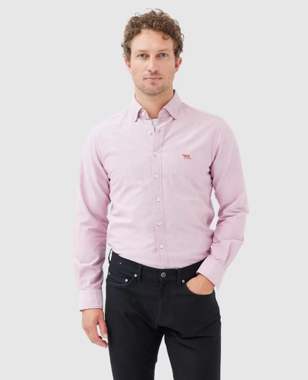 Discount Rodd & Gunn Gunn Oxford Sports Fit Shirt Merlot