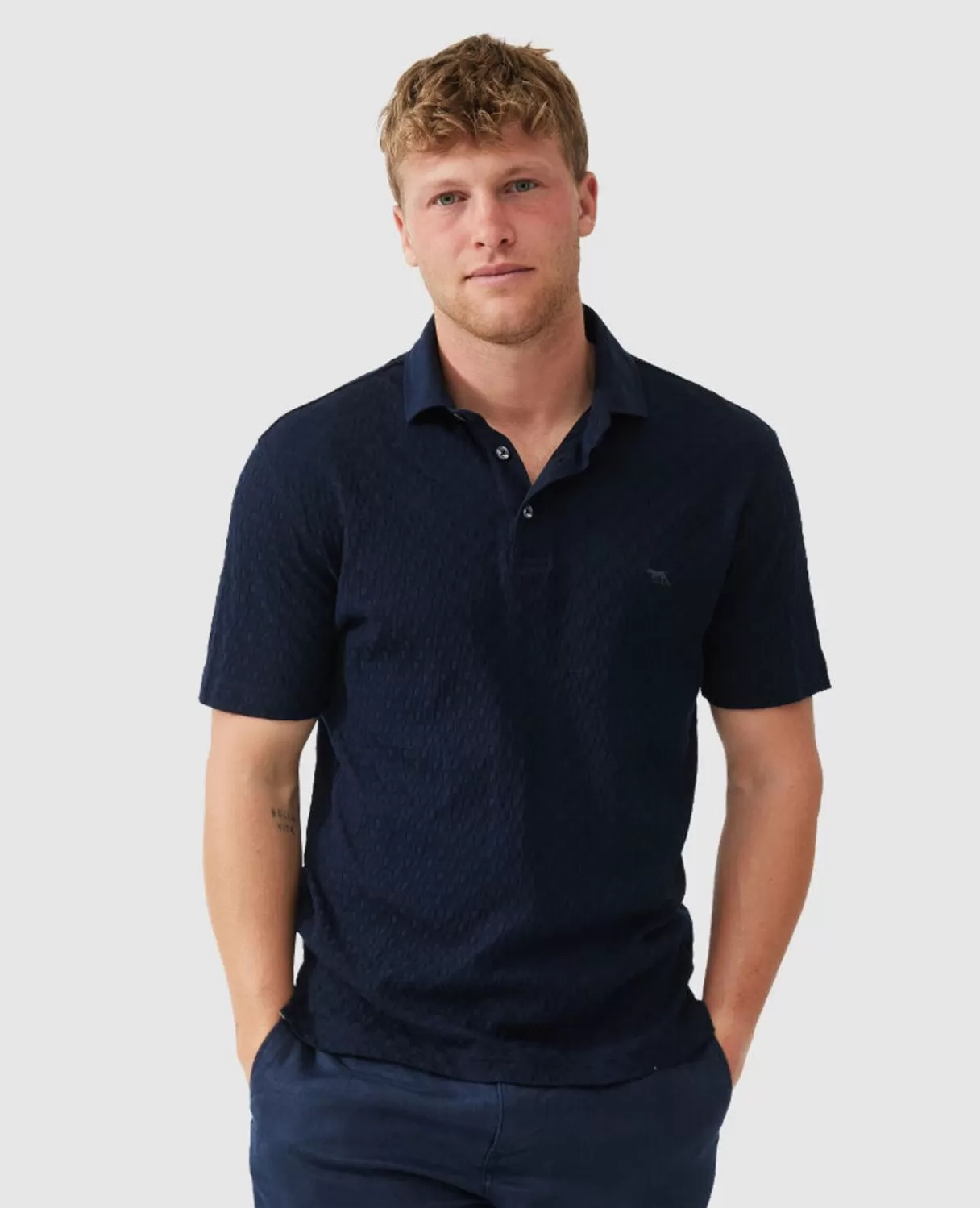 Best Sale Rodd & Gunn Huntsbury Polo Navy