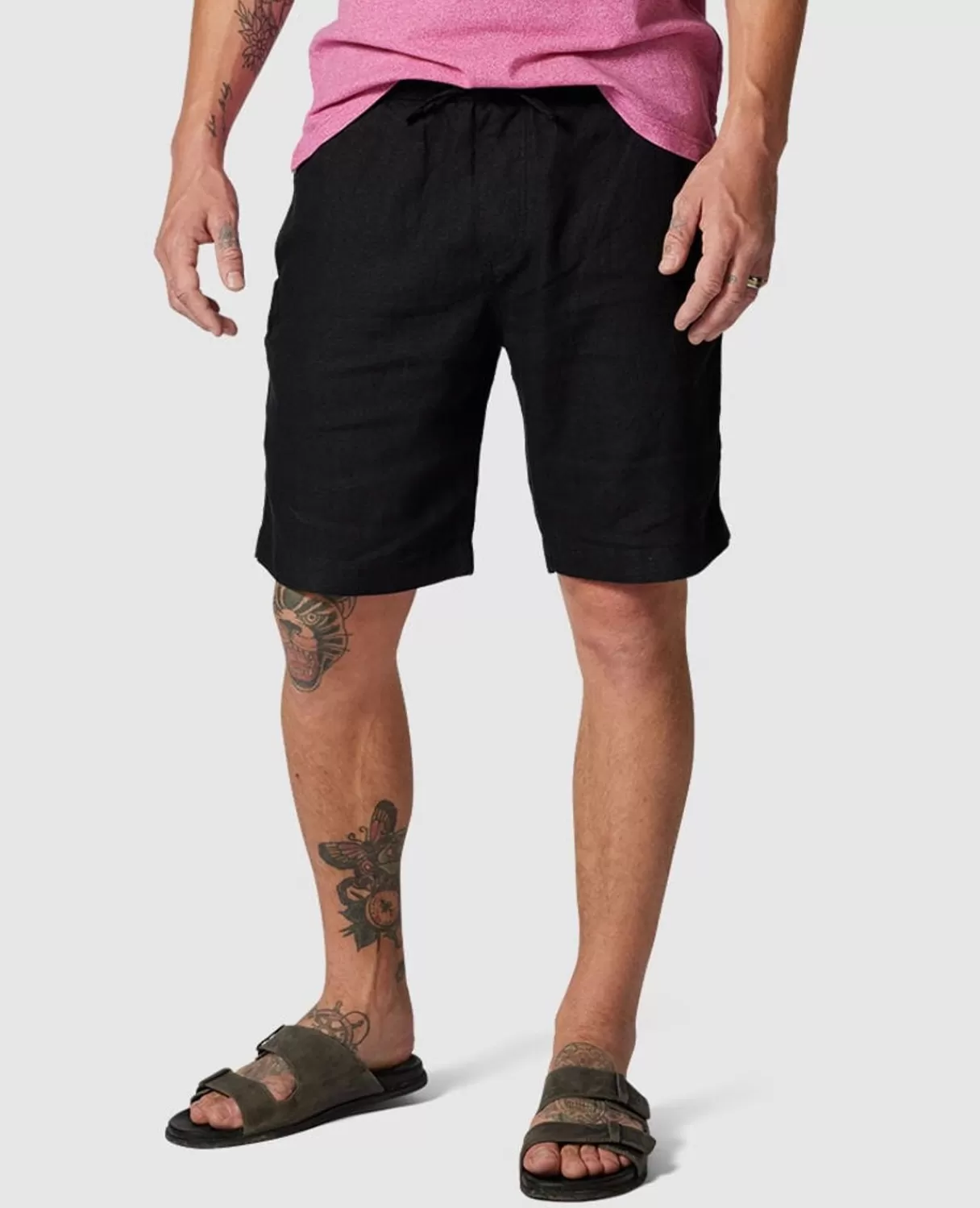 Best Rodd & Gunn Linen 9" Resort Short Nero