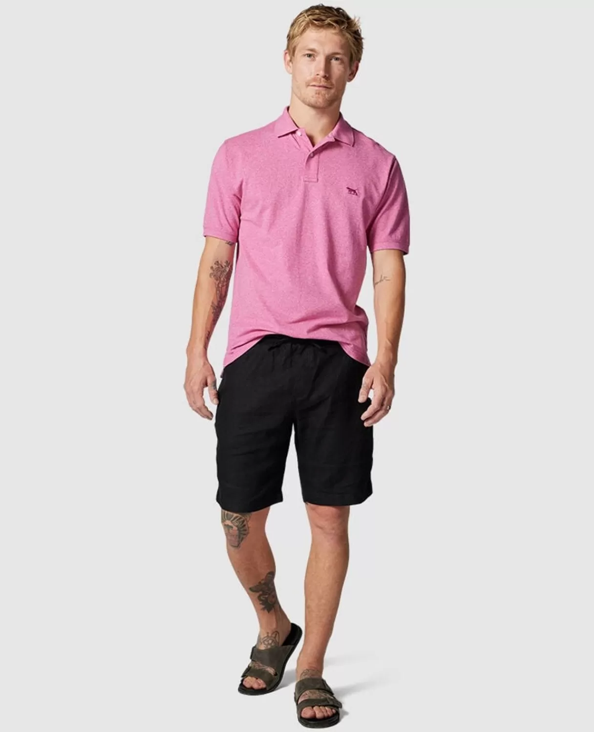 Best Rodd & Gunn Linen 9" Resort Short Nero