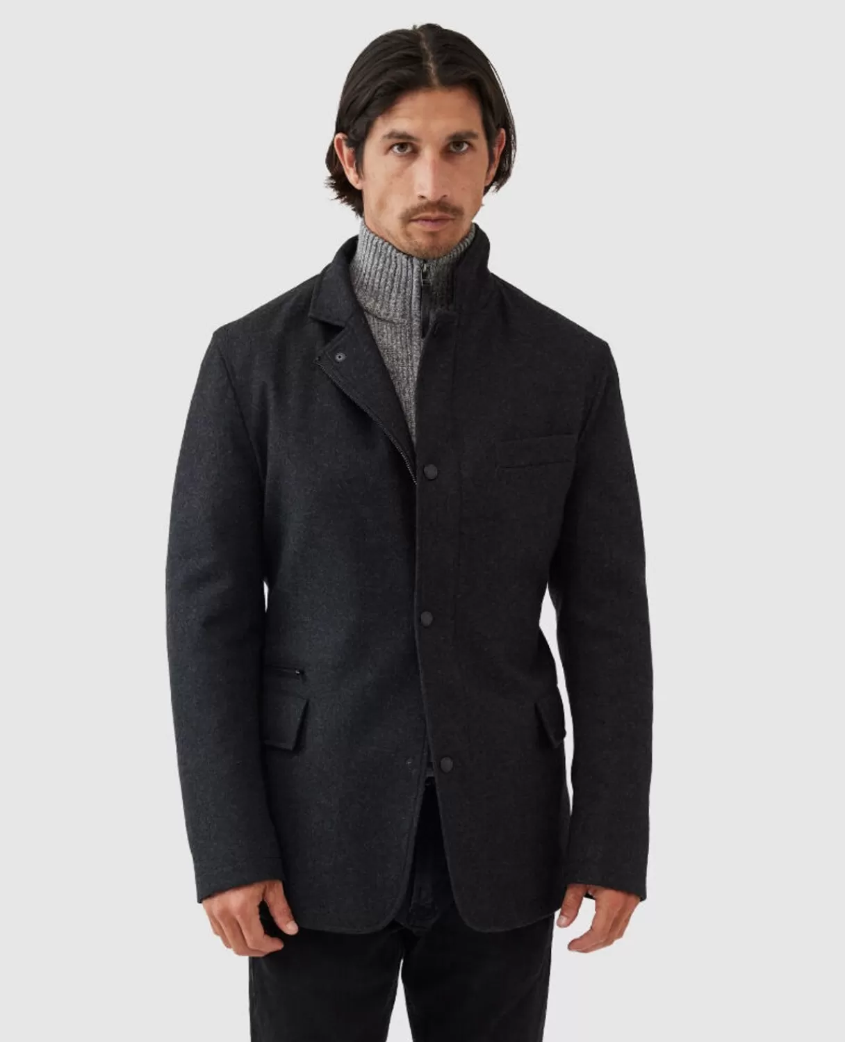 Clearance Rodd & Gunn Longbush Jacket Graphite