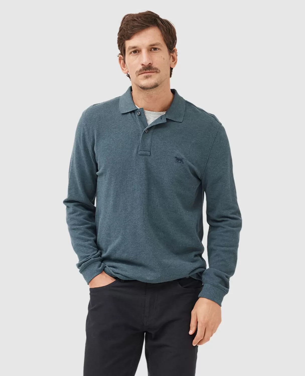 Cheap Rodd & Gunn Ls Gunn Polo Dark Teal