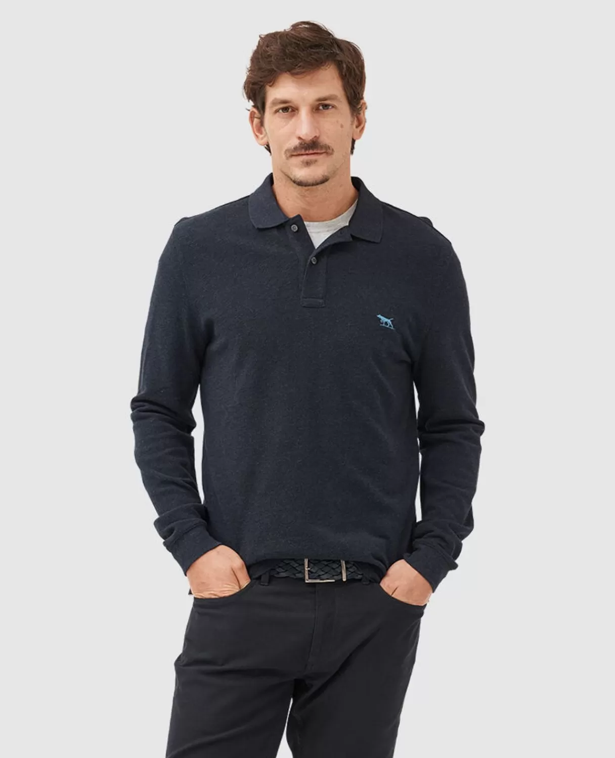 Flash Sale Rodd & Gunn Ls Gunn Polo Navy