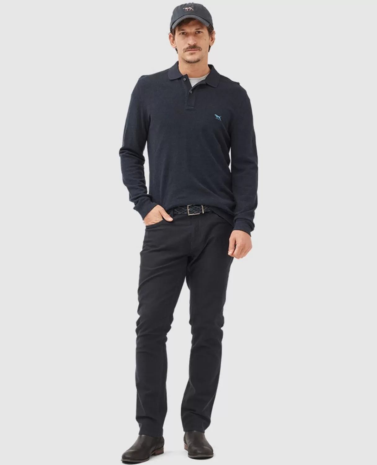 Flash Sale Rodd & Gunn Ls Gunn Polo Navy