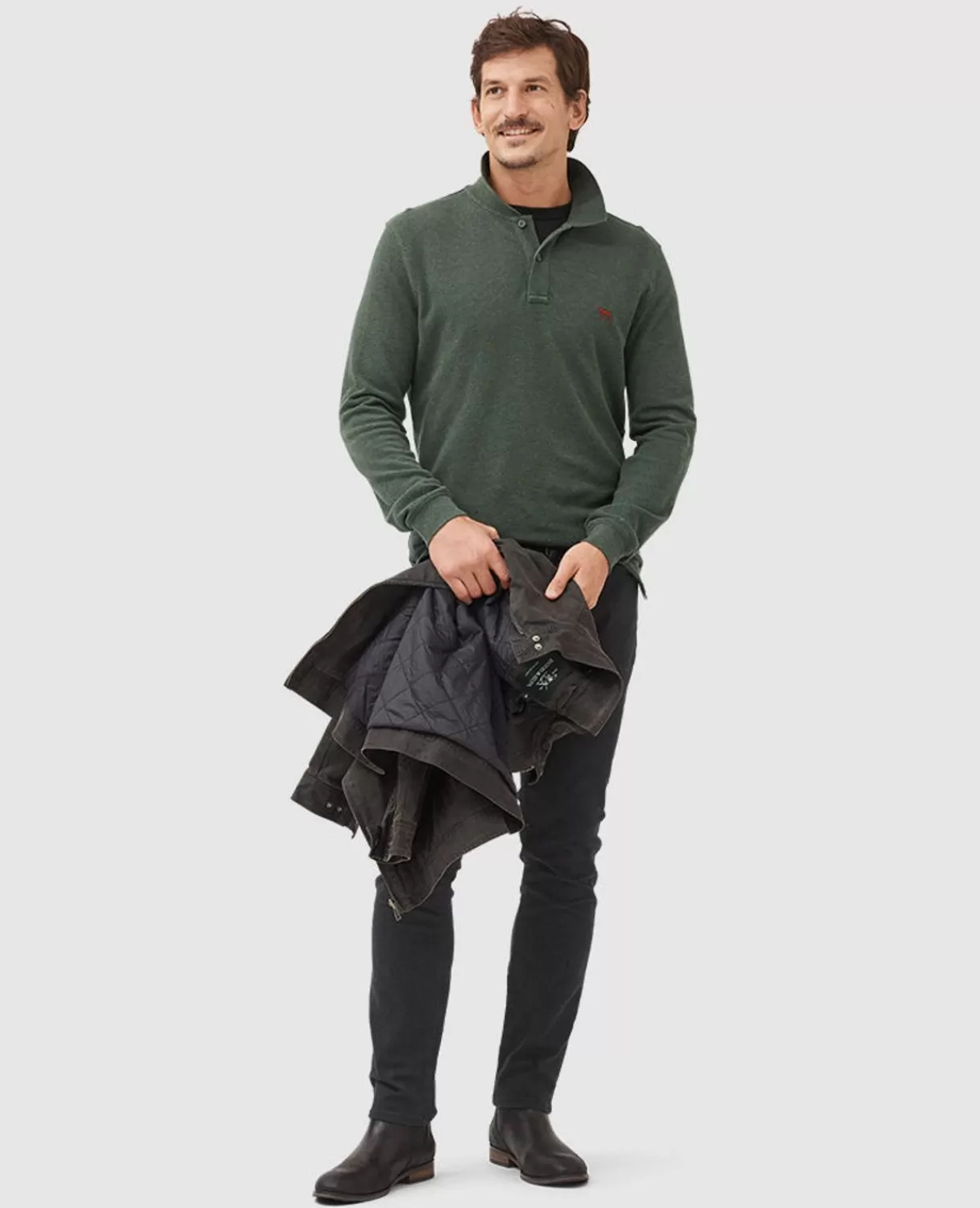 Cheap Rodd & Gunn Ls Gunn Polo Moss