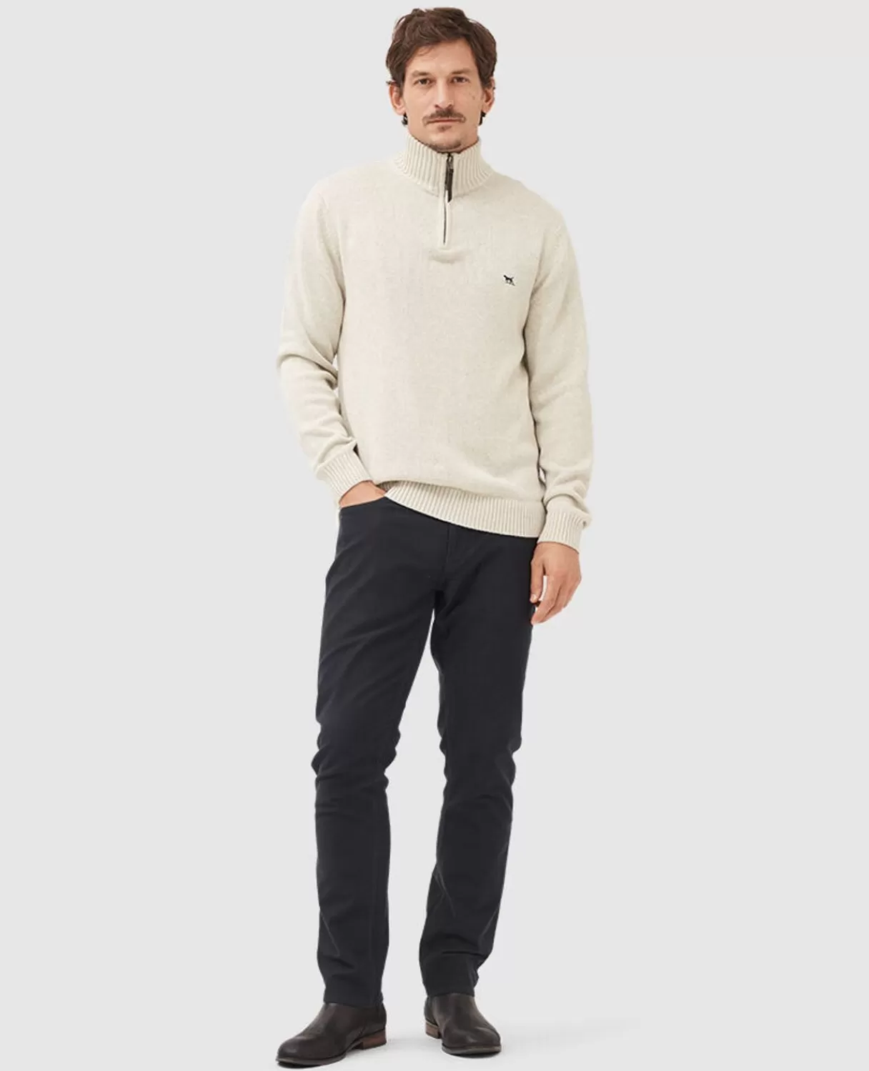 Sale Rodd & Gunn Merrick Bay Knit Natural