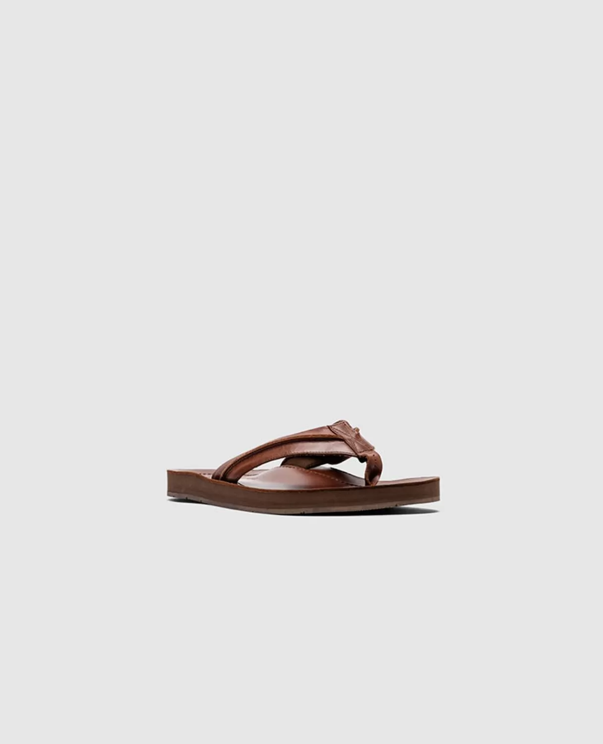 Discount Rodd & Gunn Piha Jandal Cognac Pull Up