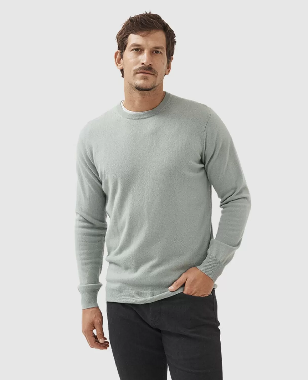 Shop Rodd & Gunn Queenstown Sweater Sage