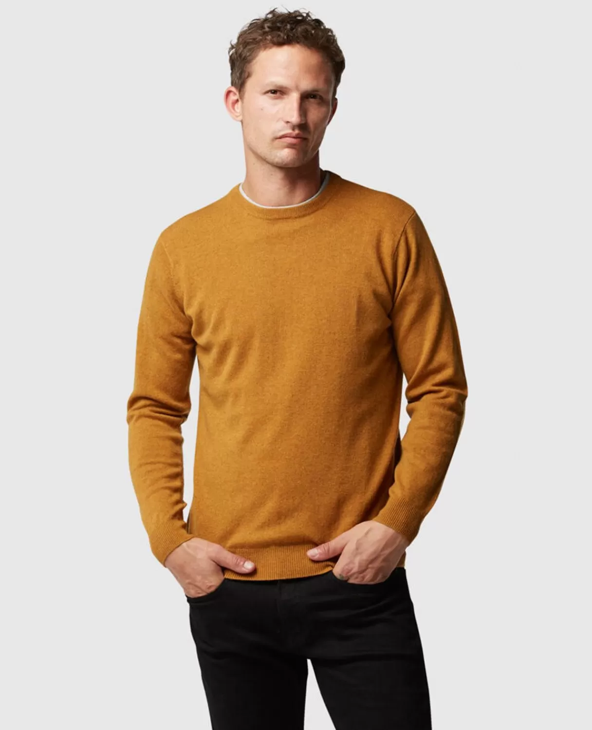 Hot Rodd & Gunn Queenstown Sweater Mustard