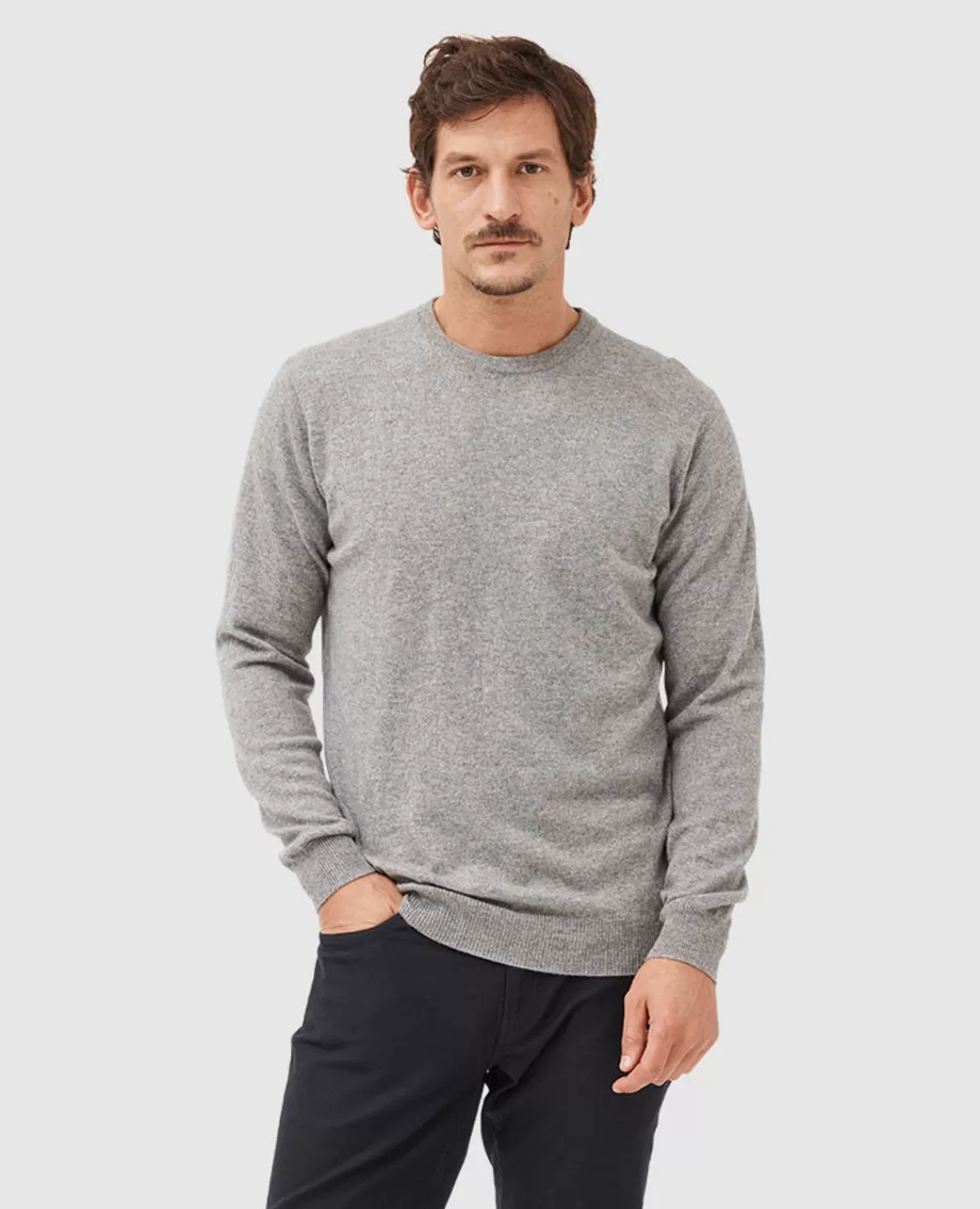 Shop Rodd & Gunn Queenstown Sweater Fog