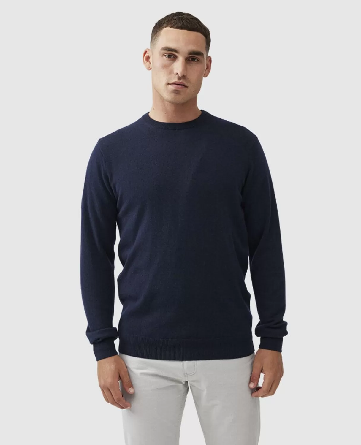 Store Rodd & Gunn Queenstown Sweater Blue Granite