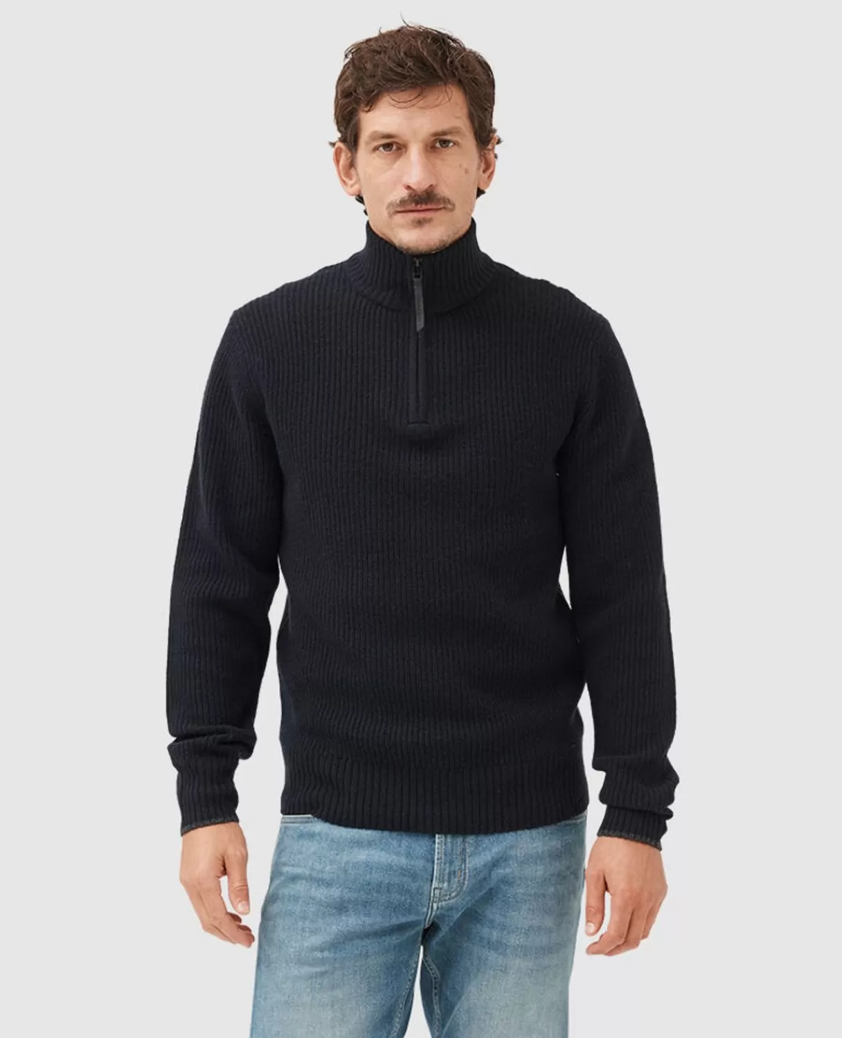 Store Rodd & Gunn Robbies Road Knit Midnight