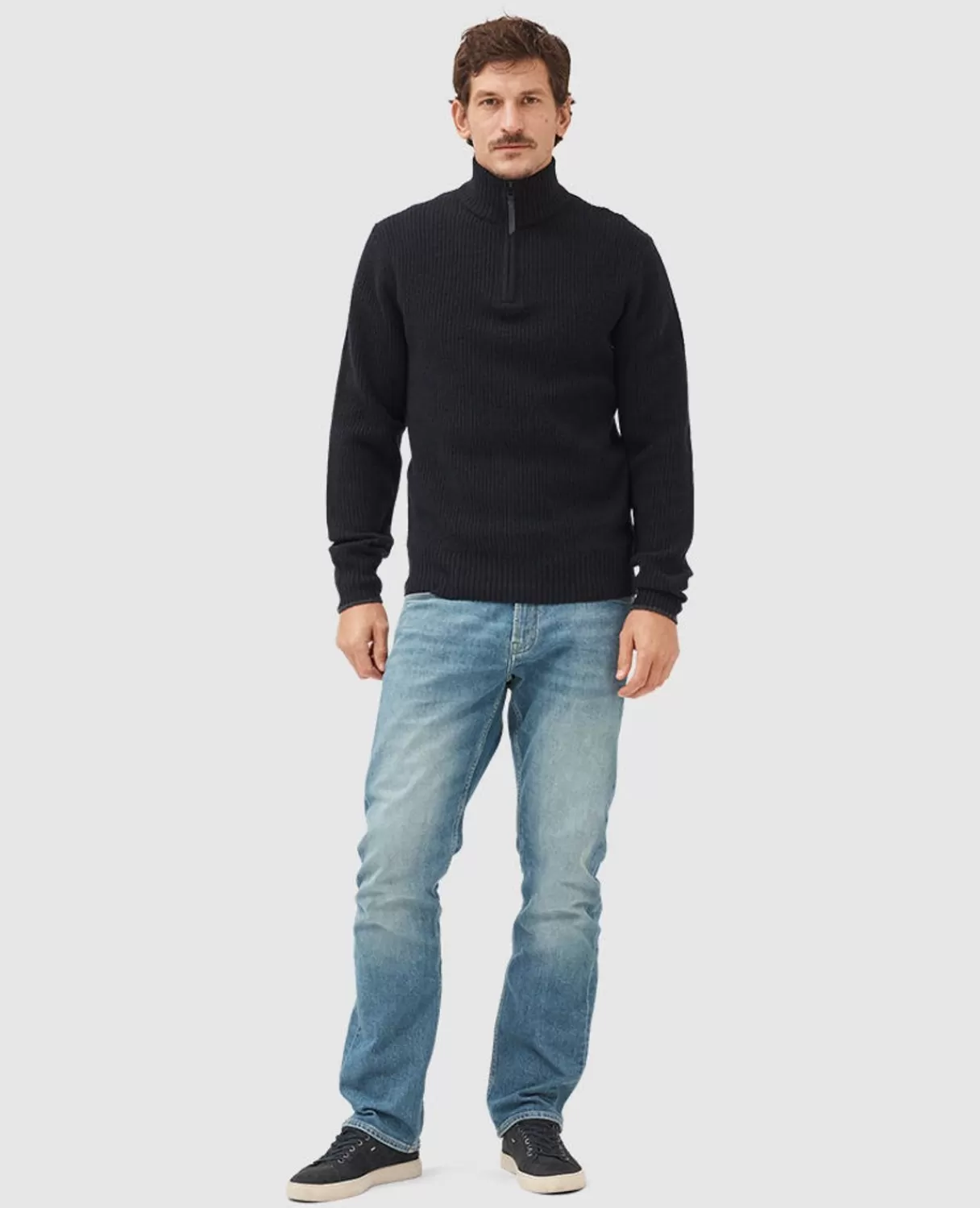 Store Rodd & Gunn Robbies Road Knit Midnight