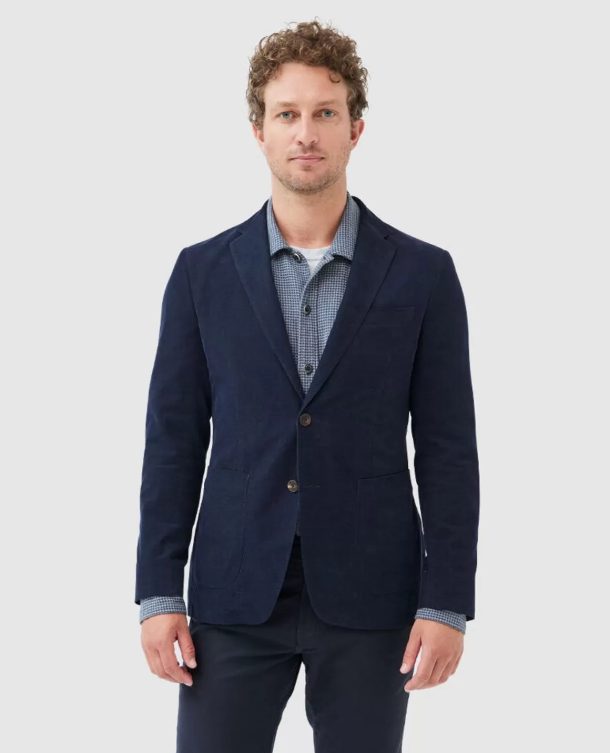 Hot Rodd & Gunn Saint Bathans Sports Fit Jacket Navy