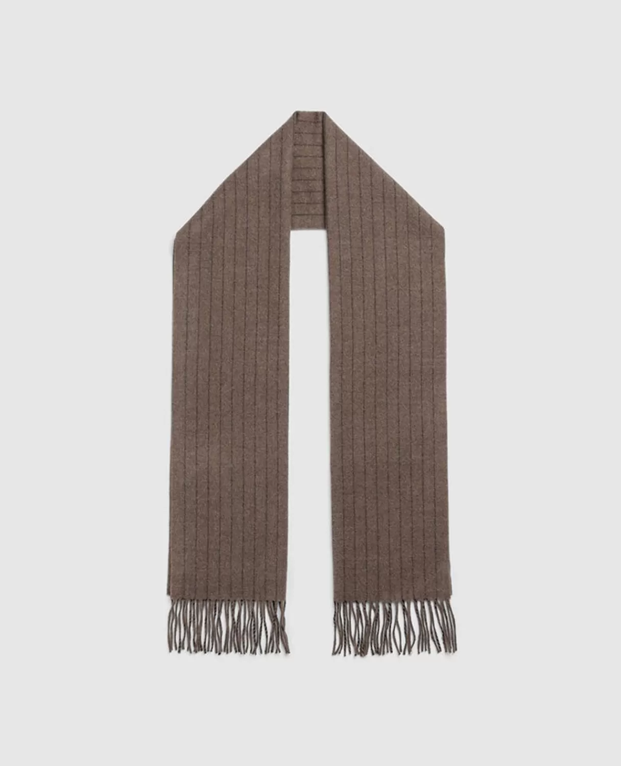 Fashion Rodd & Gunn Strafford Terrace Scarf Taupe Pin Stripe