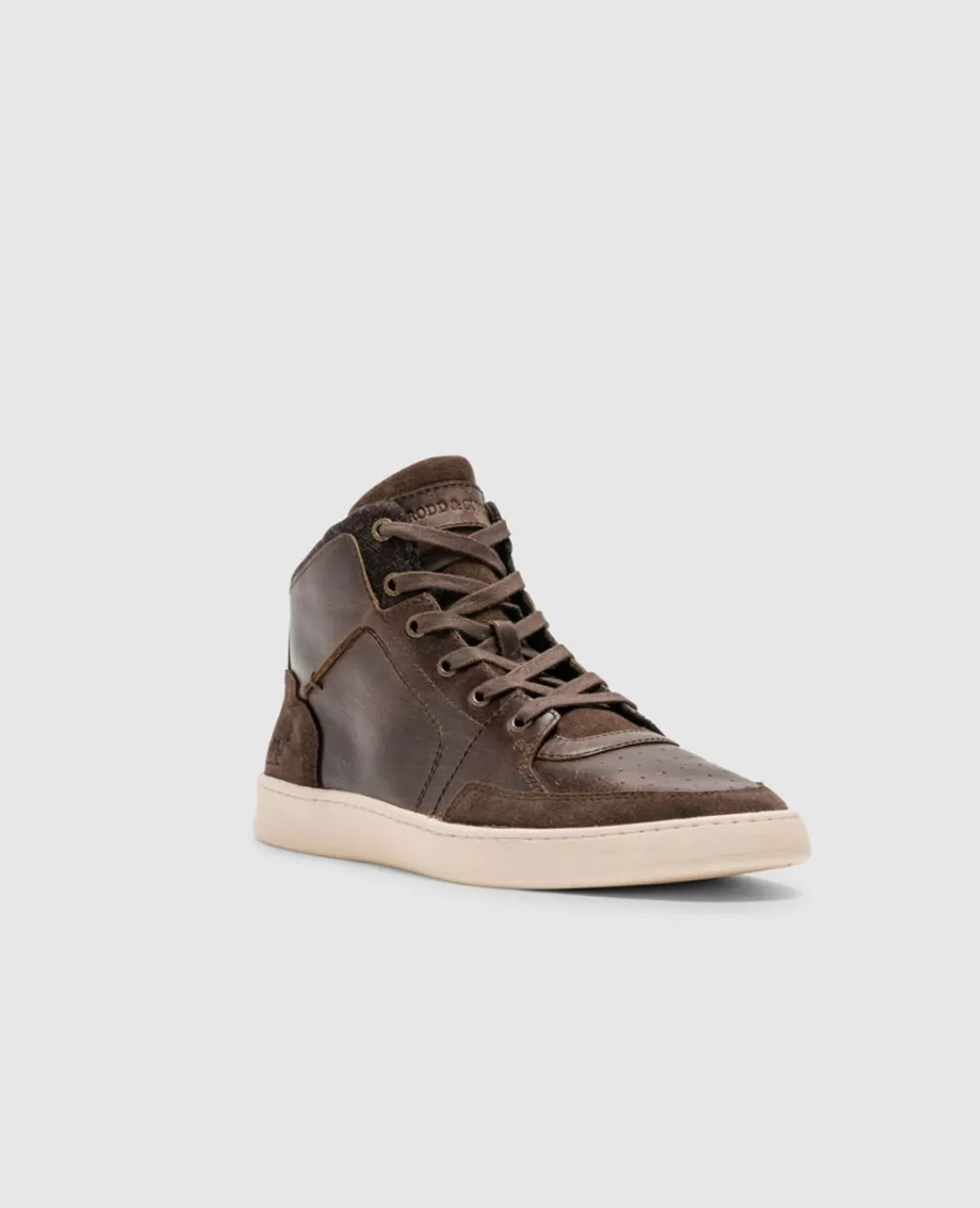 Hot Rodd & Gunn Sussex High Street Sneaker Chocolate Wash