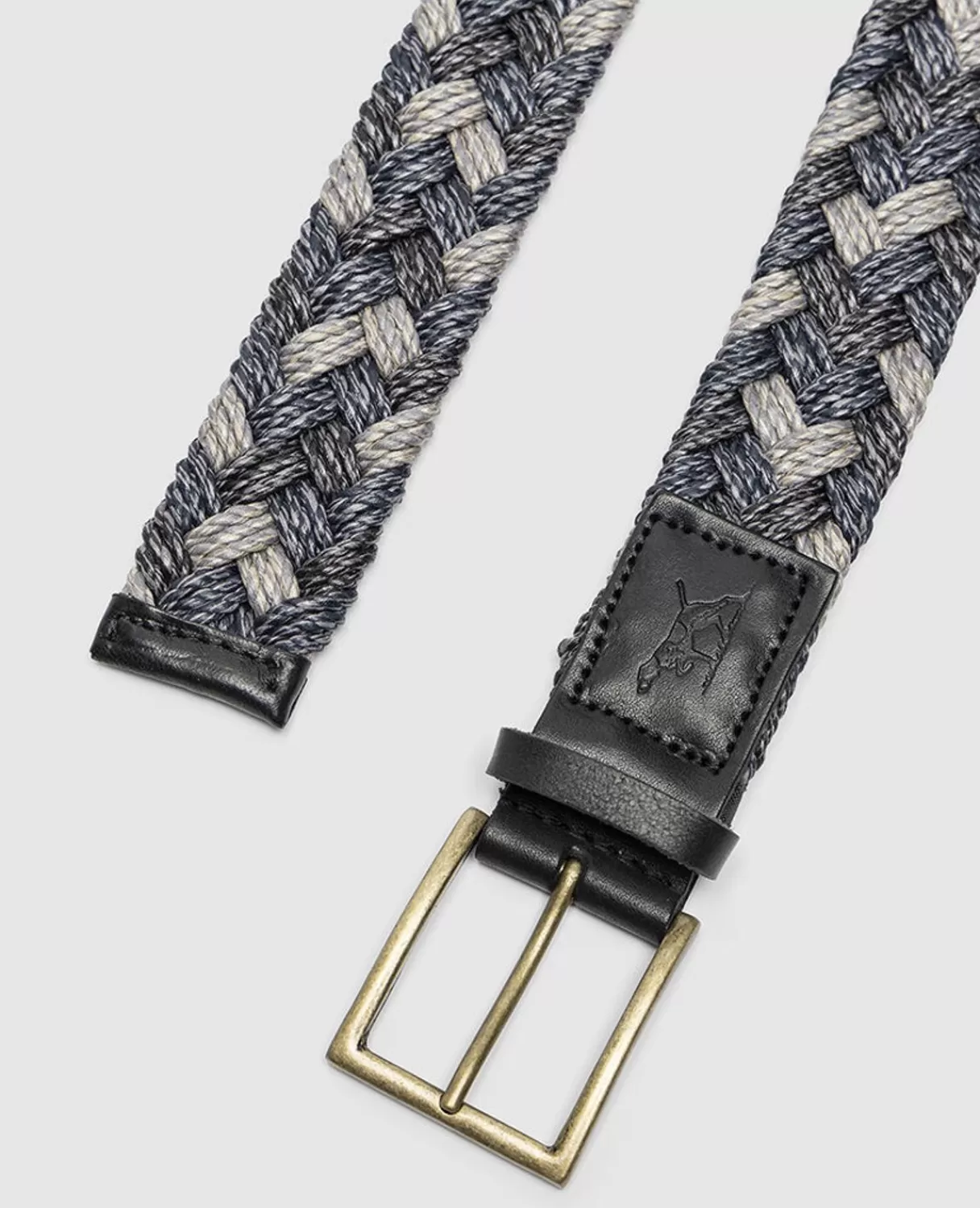 Clearance Rodd & Gunn Thames Weave Belt Denim Multi