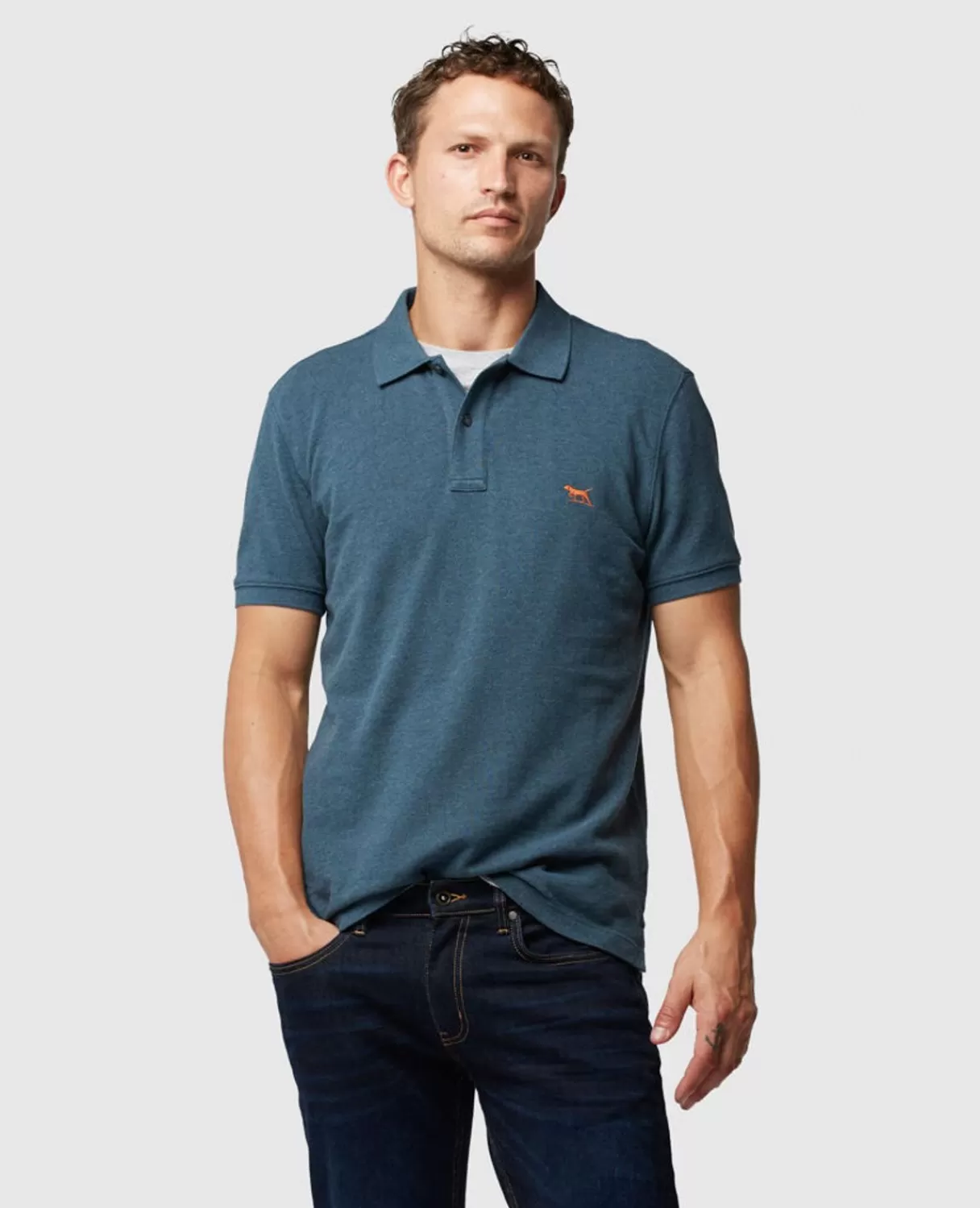 Clearance Rodd & Gunn The Gunn Polo Dark Teal