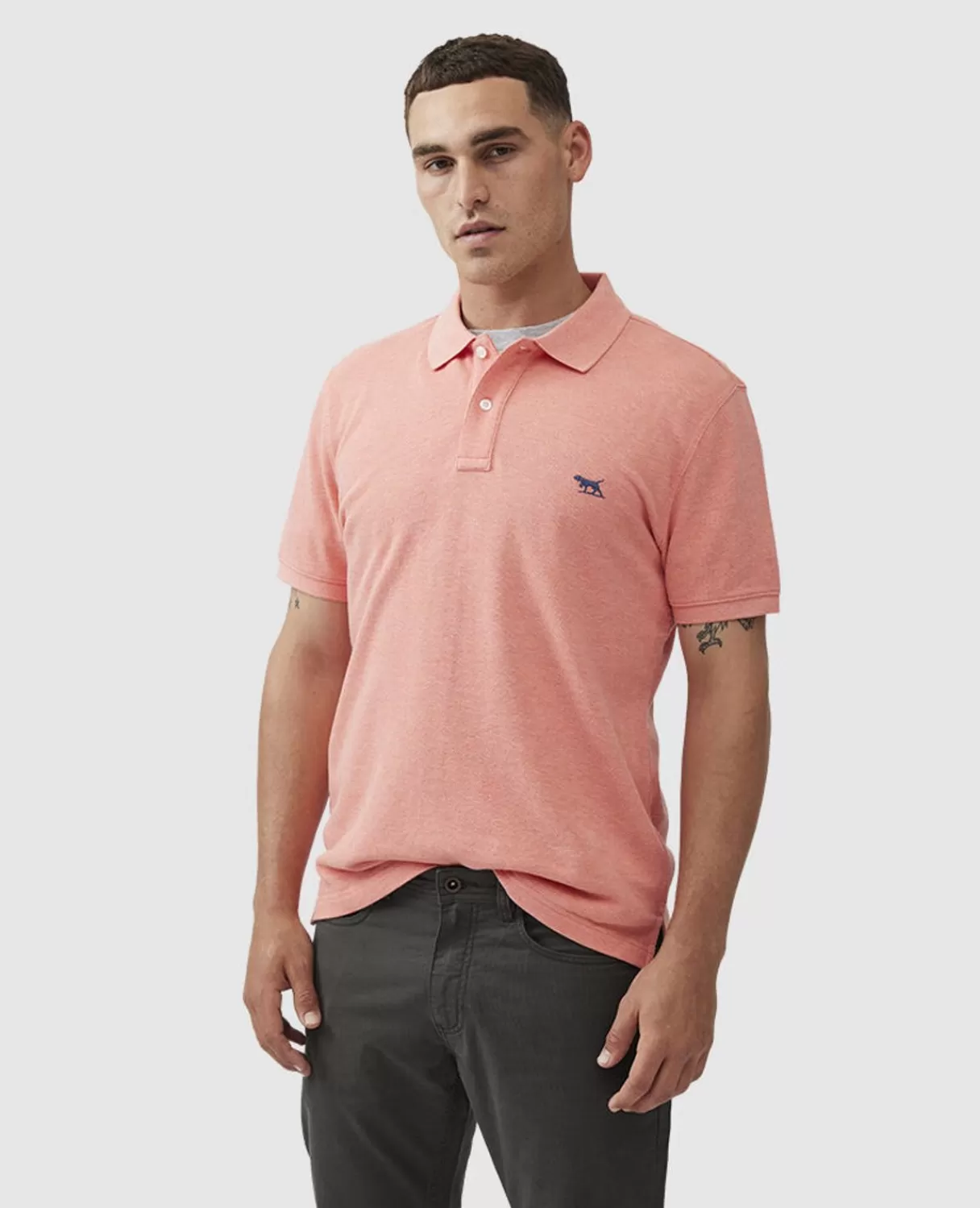 Cheap Rodd & Gunn The Gunn Polo Salmon