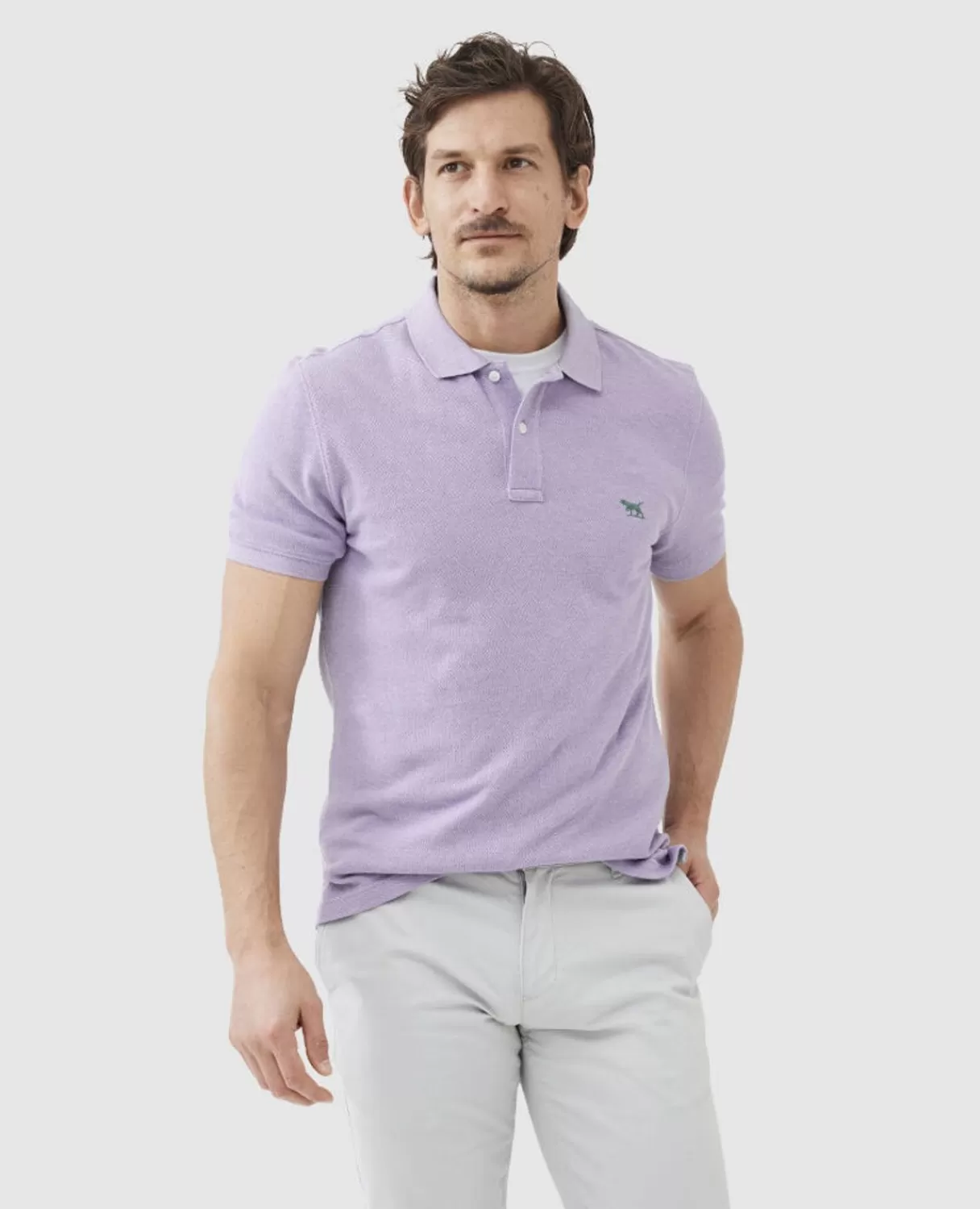 Clearance Rodd & Gunn The Gunn Polo Lilac