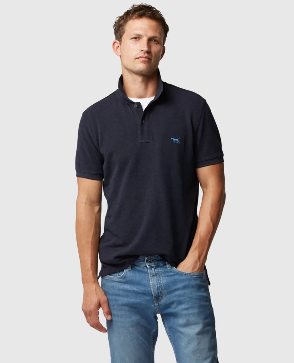 New Rodd & Gunn The Gunn Polo Navy