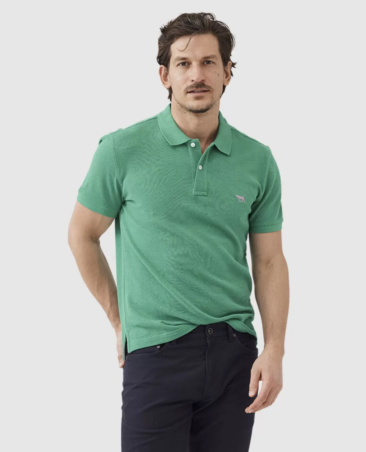 Discount Rodd & Gunn The Gunn Polo Emerald