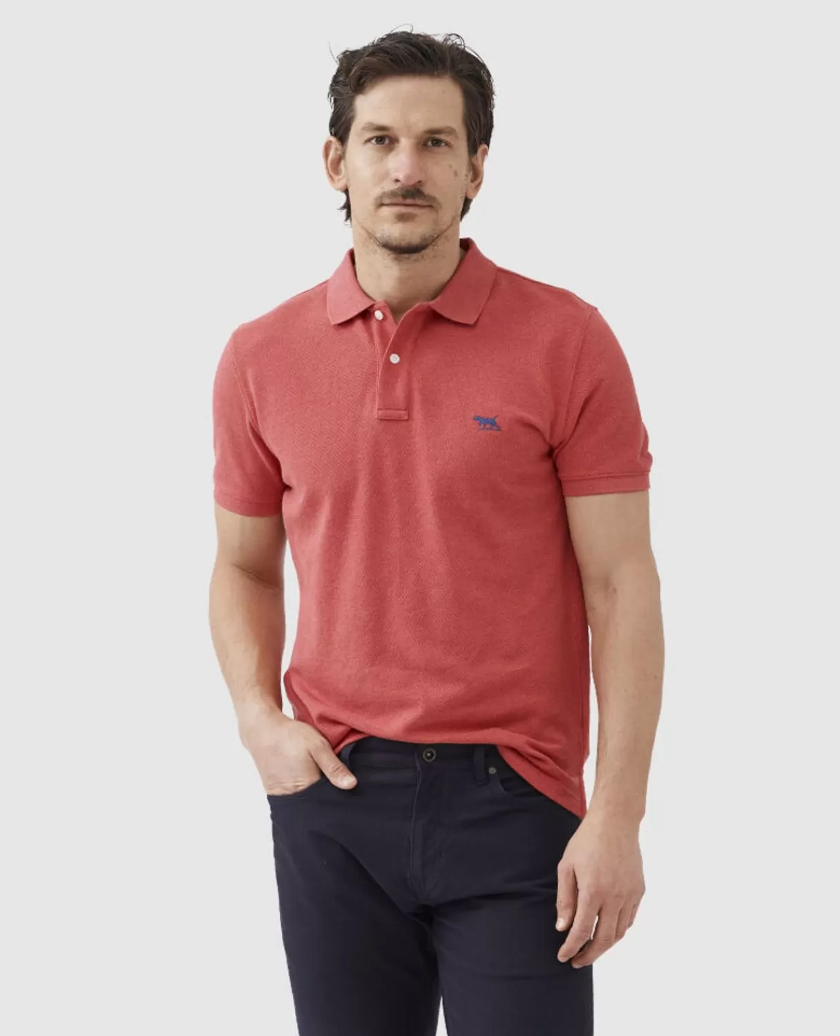 Shop Rodd & Gunn The Gunn Polo Fuchsia