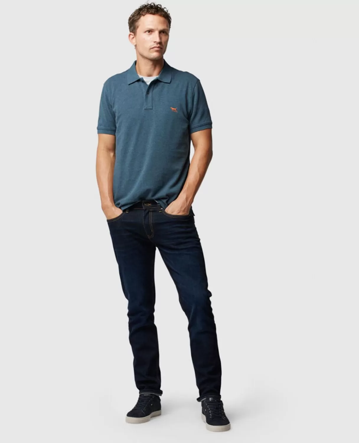 Clearance Rodd & Gunn The Gunn Polo Dark Teal