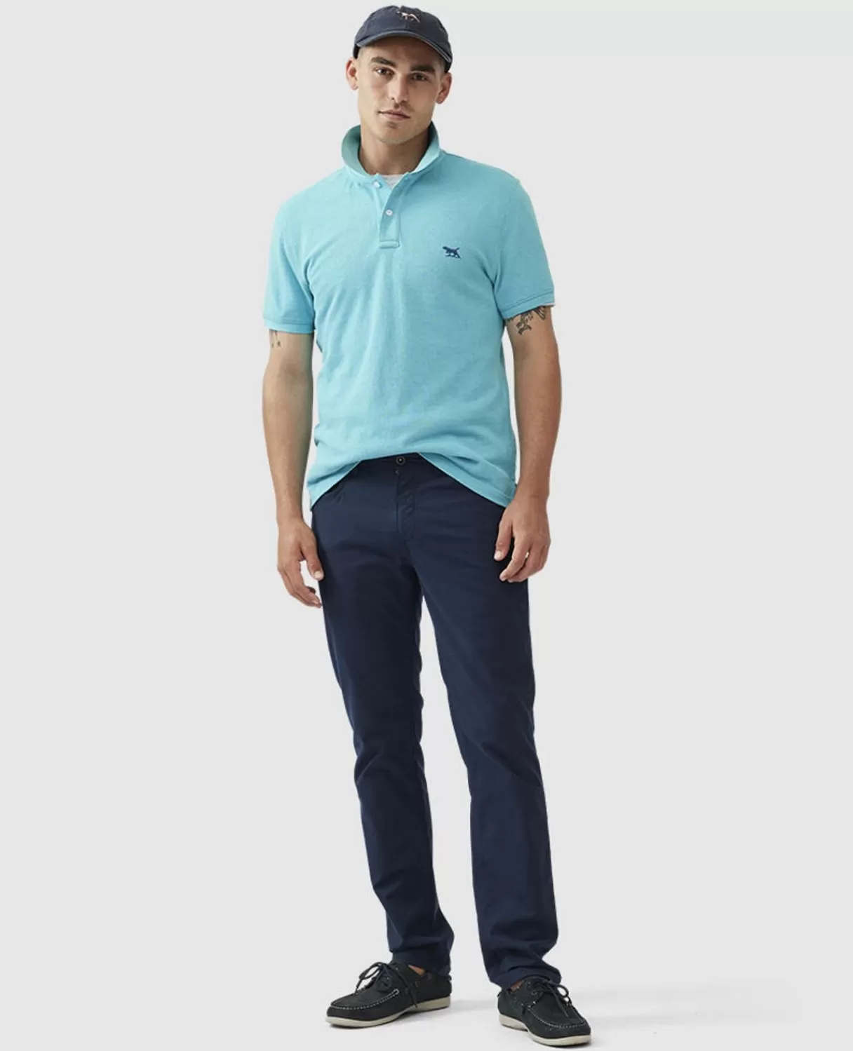 Best Sale Rodd & Gunn The Gunn Polo Aqua