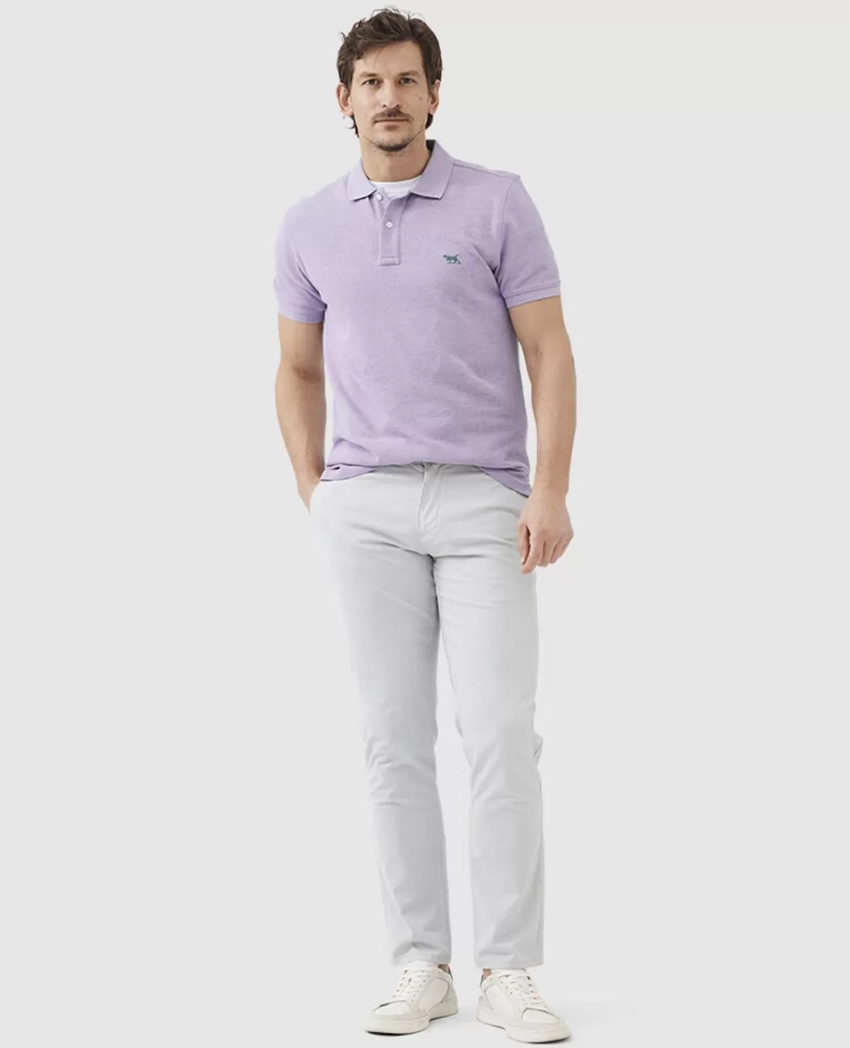 Clearance Rodd & Gunn The Gunn Polo Lilac