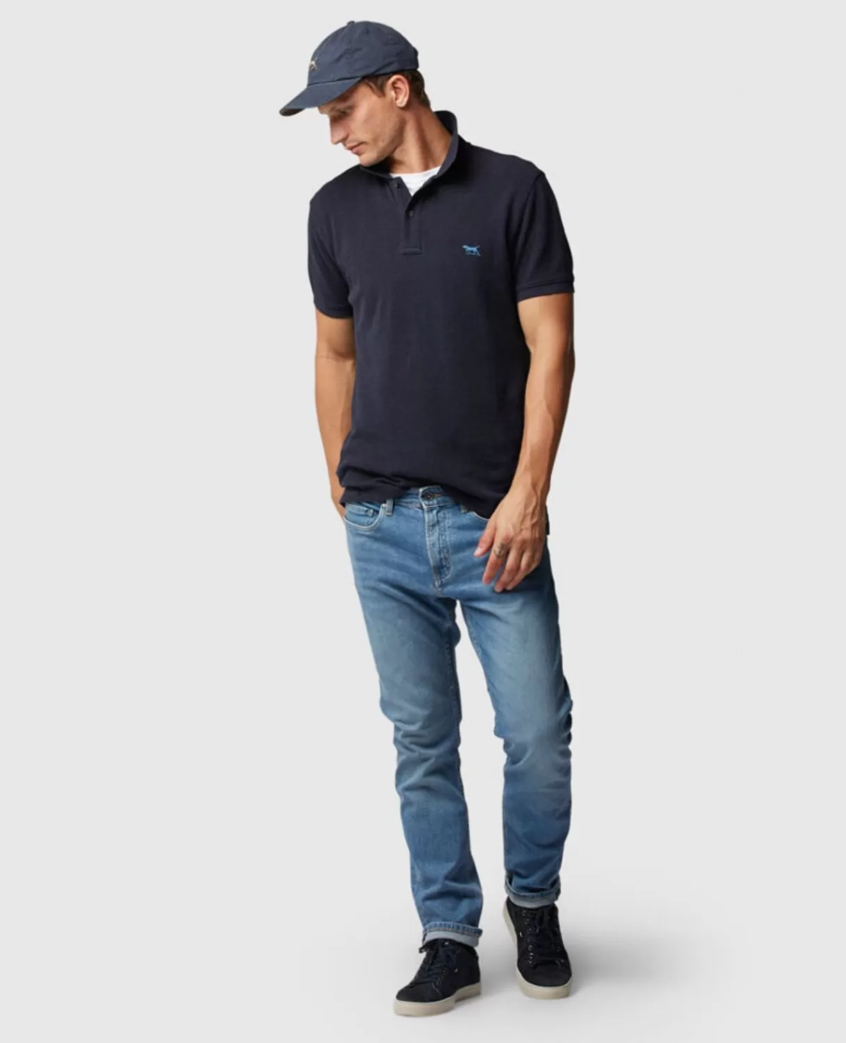 New Rodd & Gunn The Gunn Polo Navy