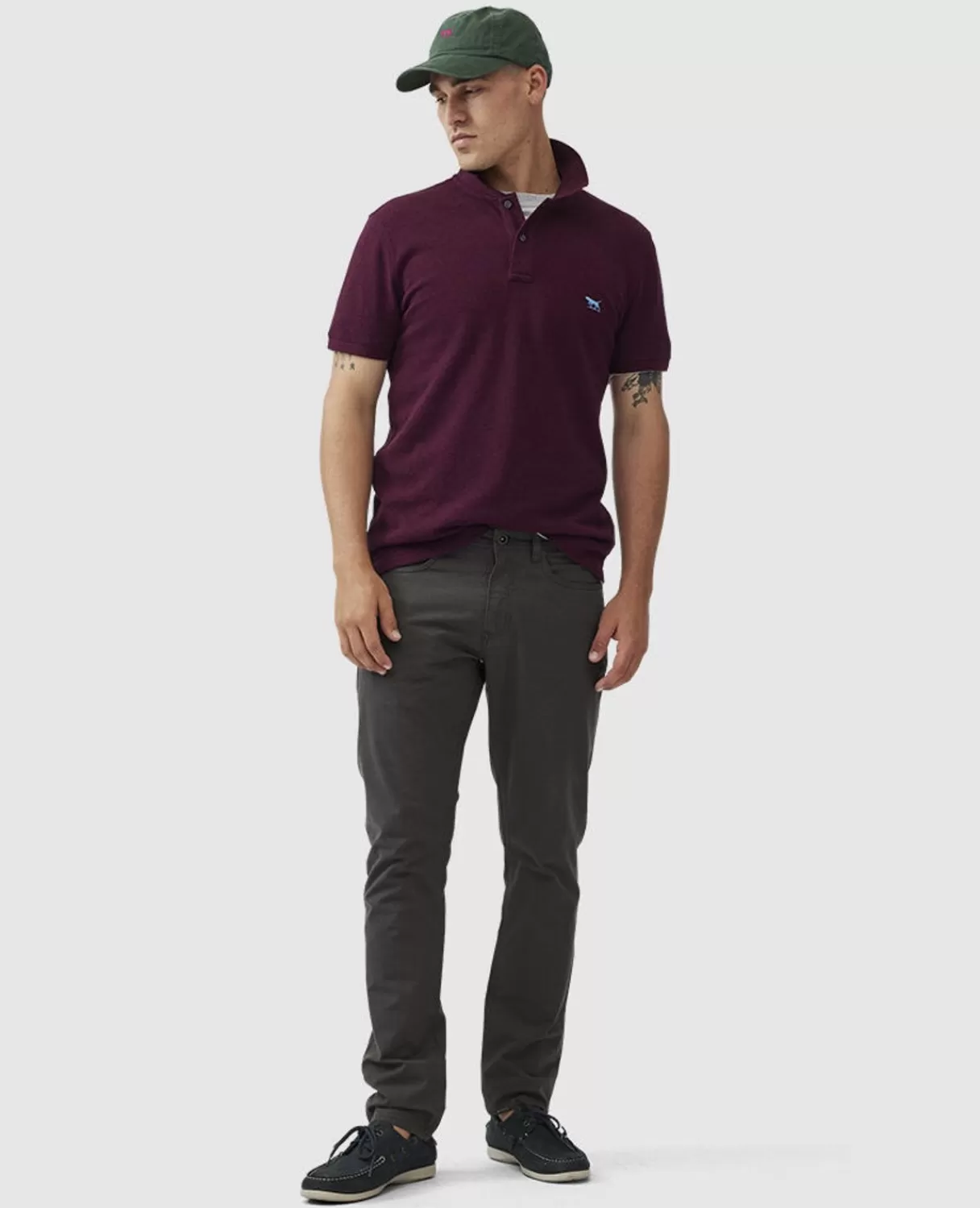 Shop Rodd & Gunn The Gunn Polo Garnet